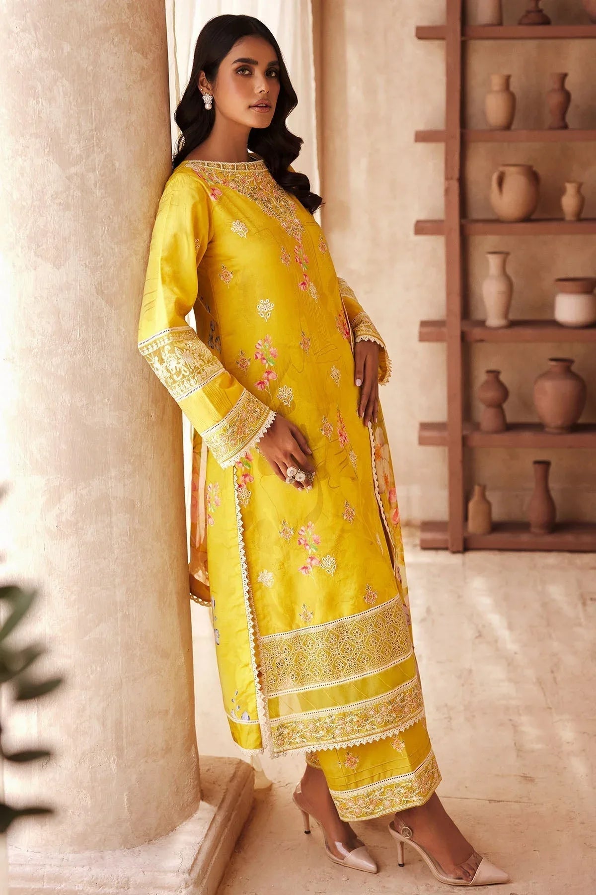 Motifz | Premium Lawn 25 | 3741-ELIE - Rang-e-Khaas