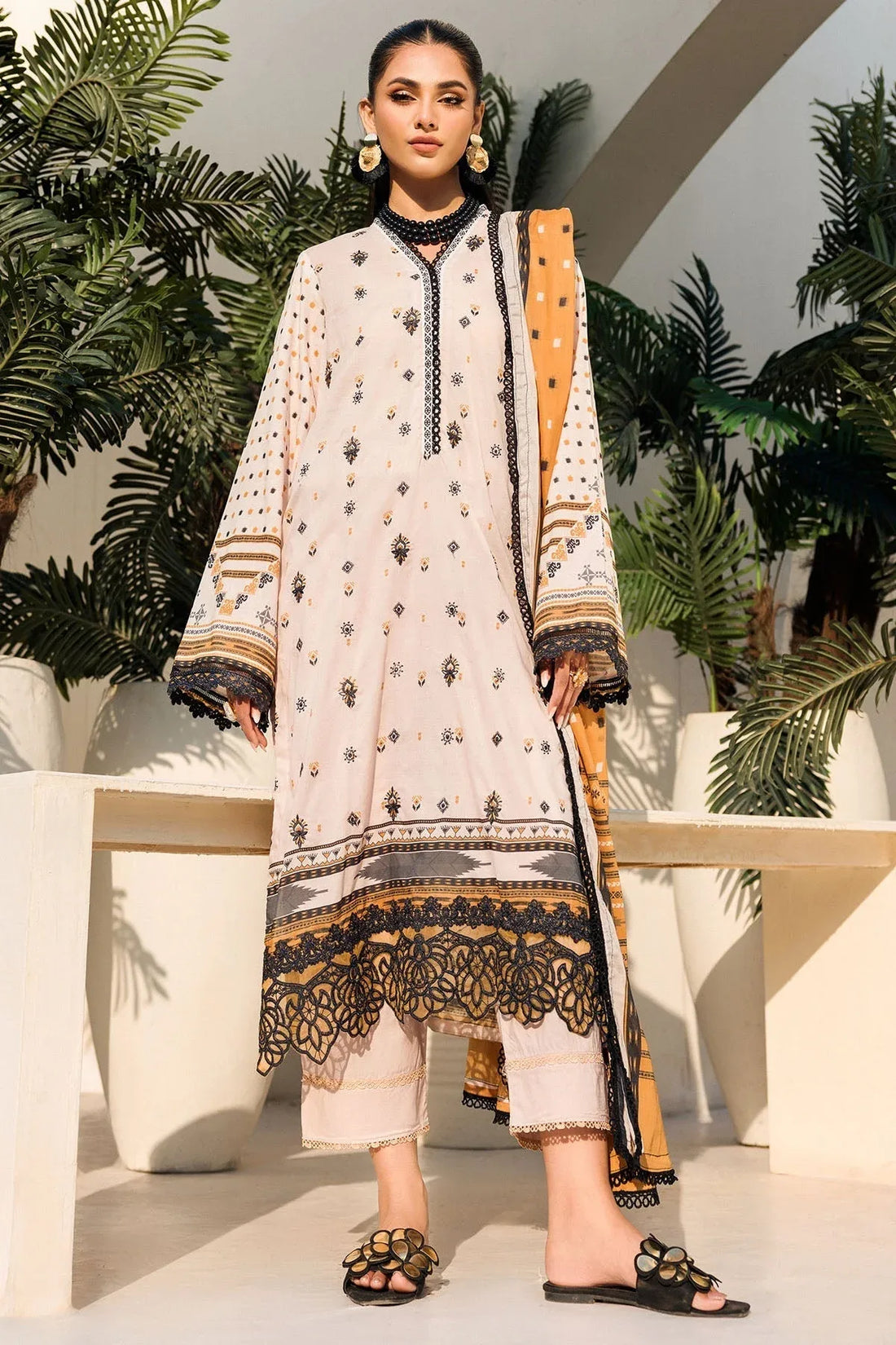 Motifz | Umang Lawn | 4632-PURVAI - Rang-e-Khaas