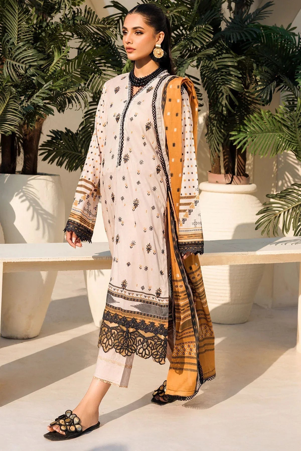Motifz | Umang Lawn | 4632-PURVAI - Rang-e-Khaas