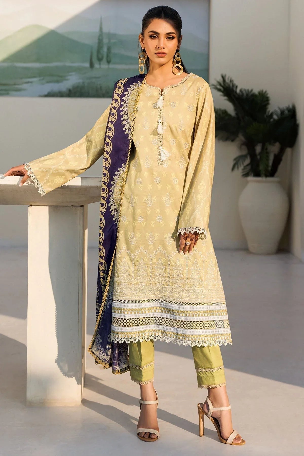 Motifz | Umang Lawn | 4635-PASBAAN - Rang-e-Khaas