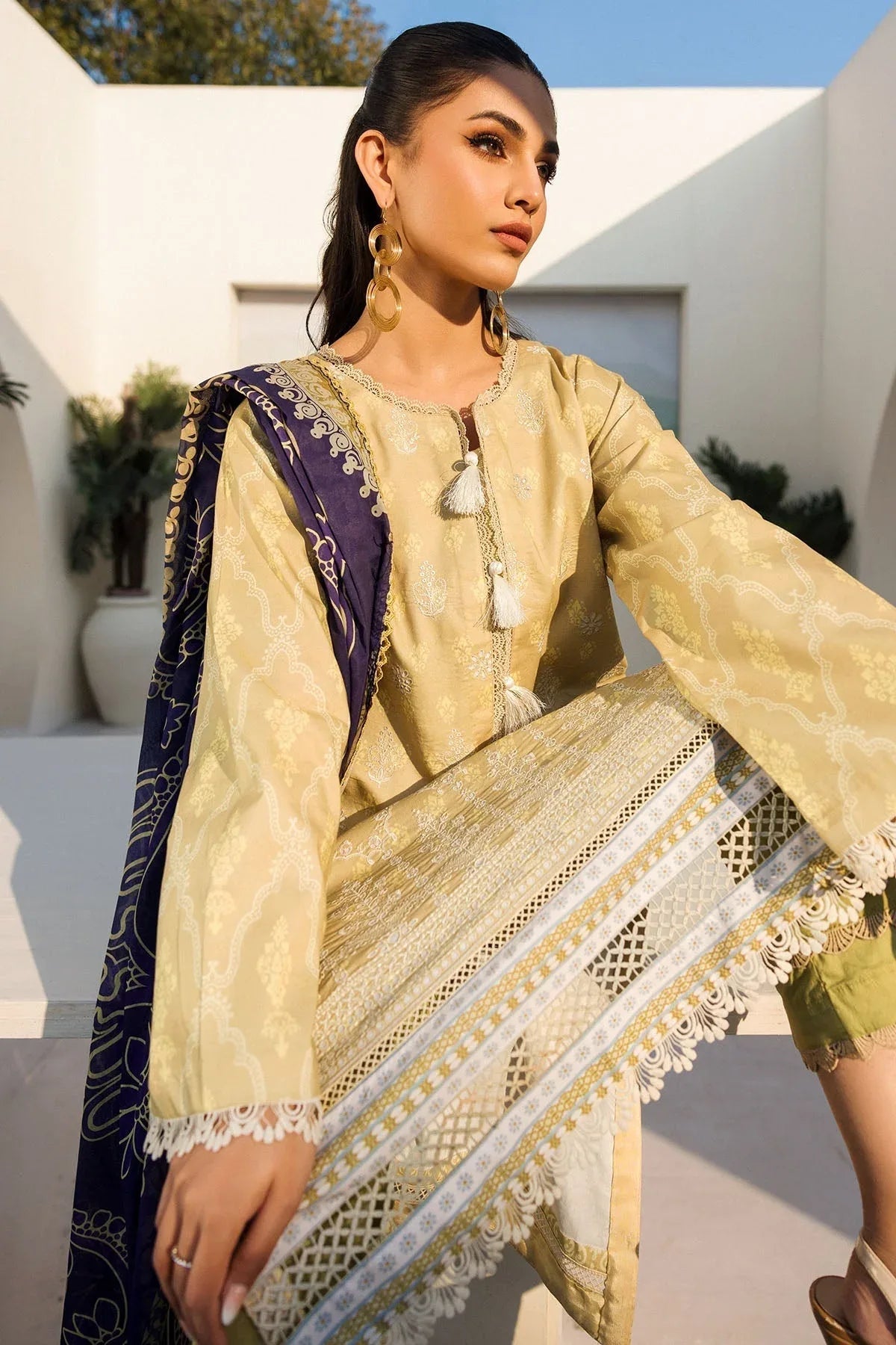 Motifz | Umang Lawn | 4635-PASBAAN - Rang-e-Khaas