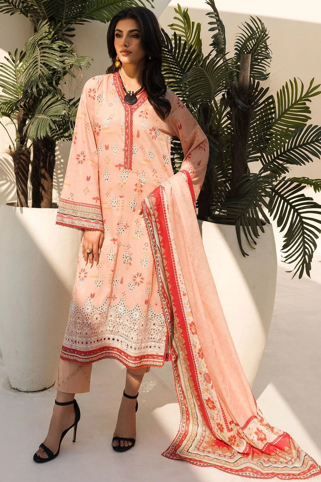 Motifz | Umang Lawn | 4639-NEELKAMAL - Rang-e-Khaas