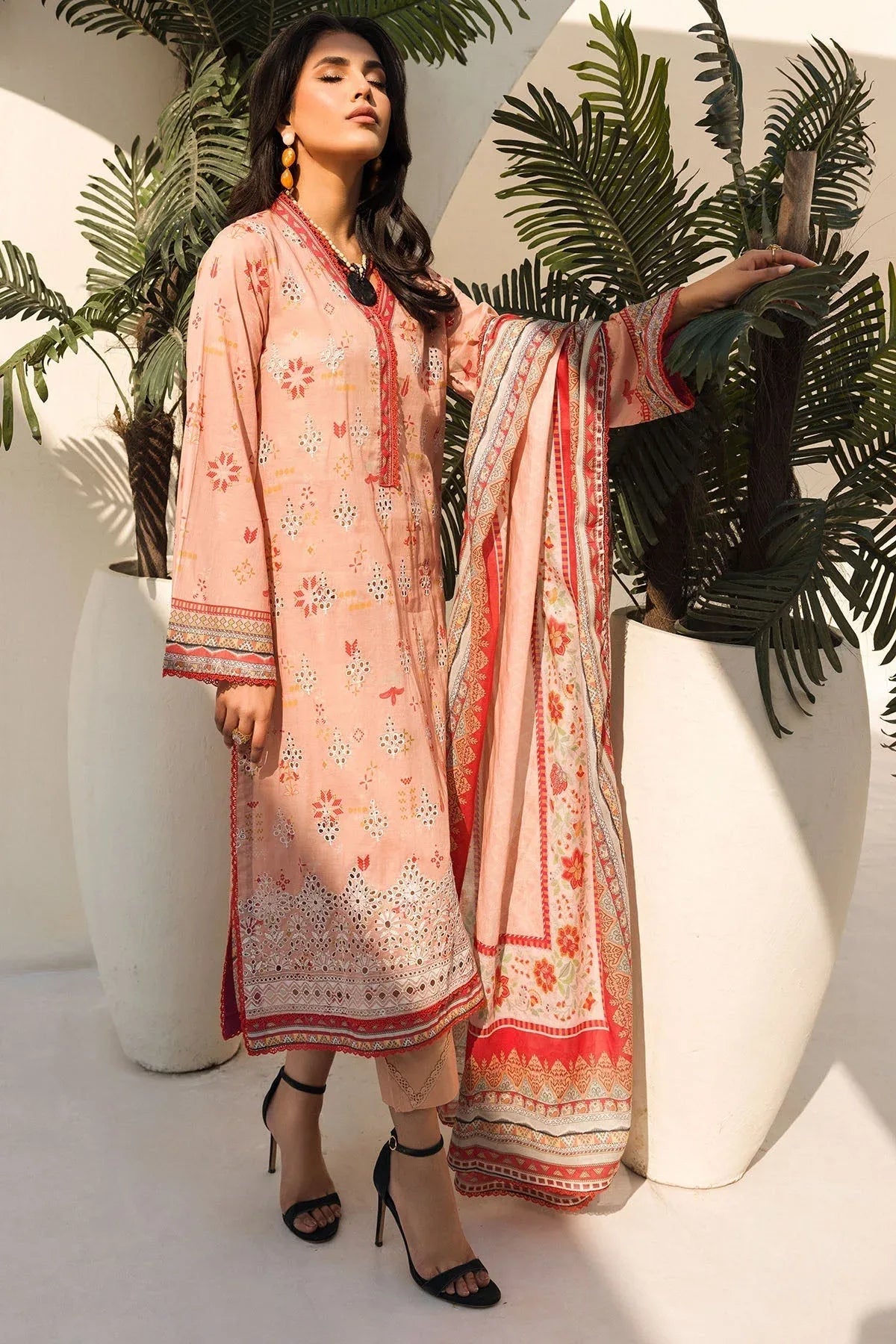 Motifz | Umang Lawn | 4639-NEELKAMAL - Rang-e-Khaas