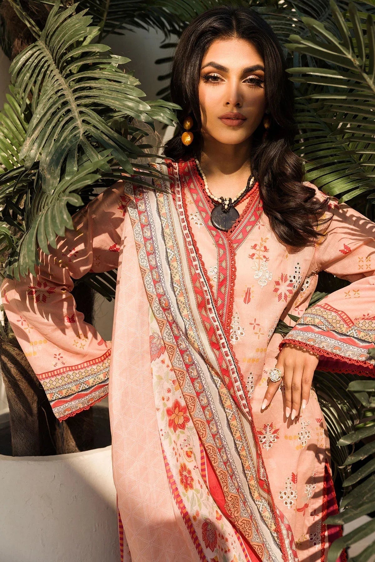 Motifz | Umang Lawn | 4639-NEELKAMAL - Rang-e-Khaas