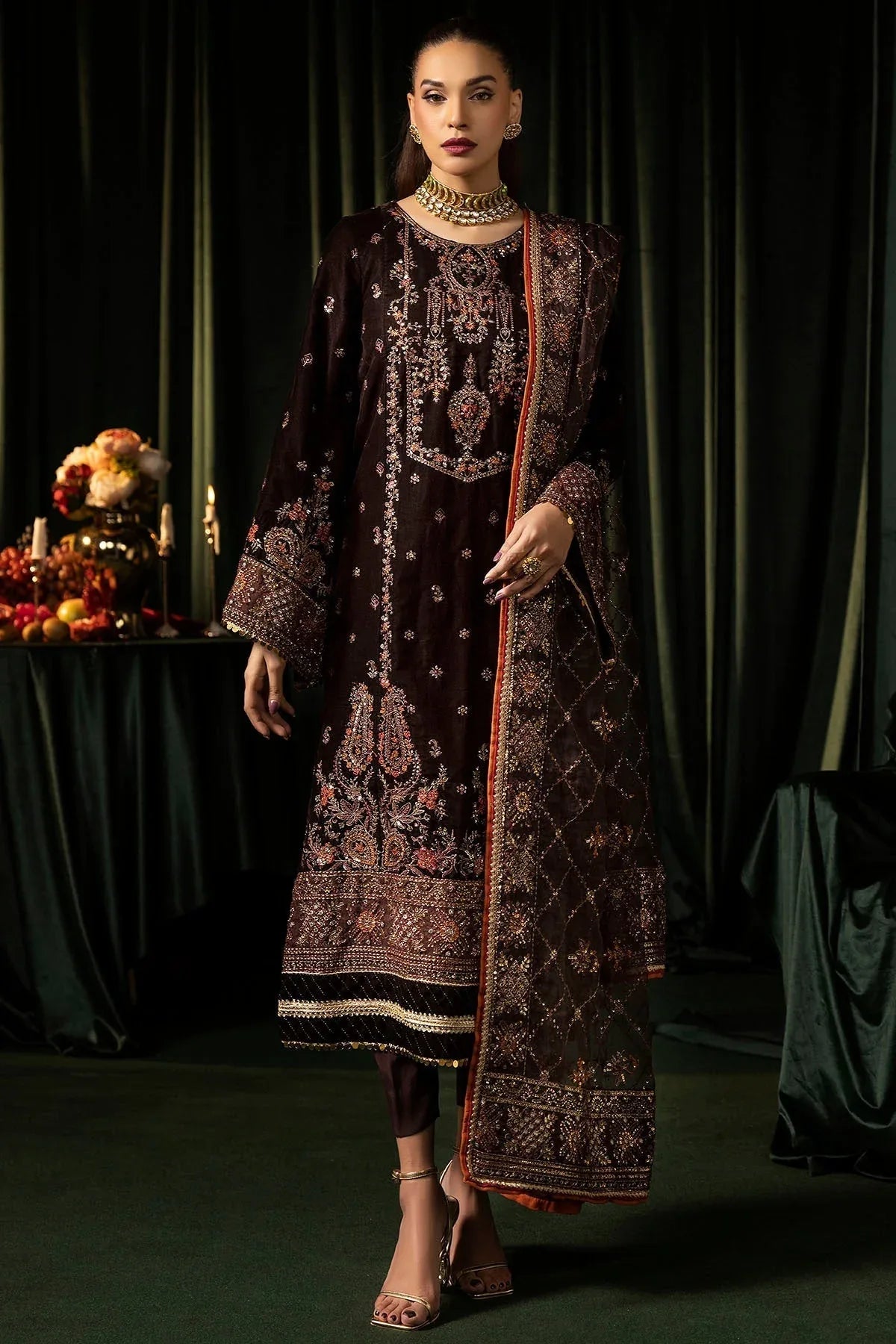 Motifz | Velvet Formals | 5091-AAHANA - Rang-e-Khaas