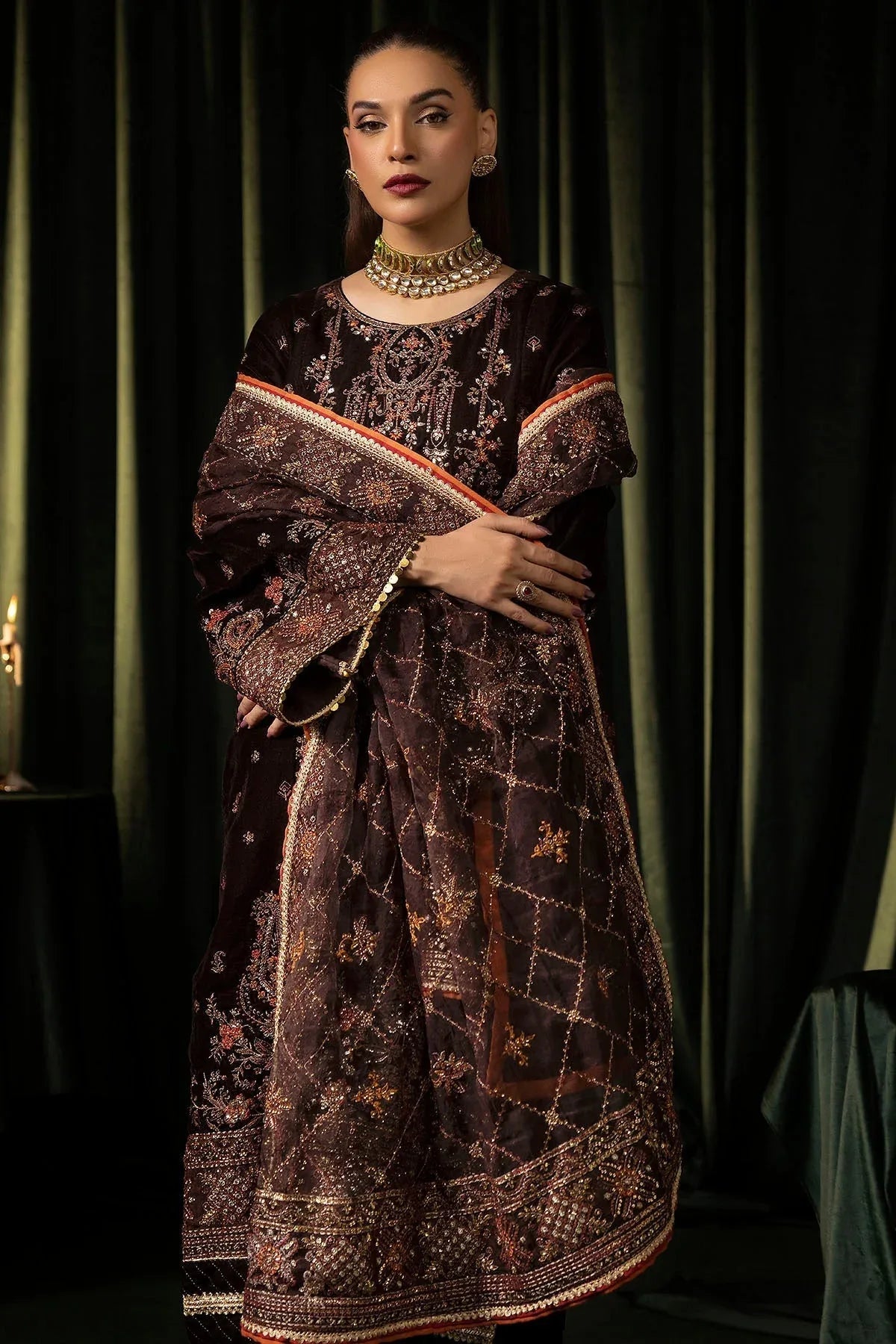 Motifz | Velvet Formals | 5091-AAHANA - Rang-e-Khaas