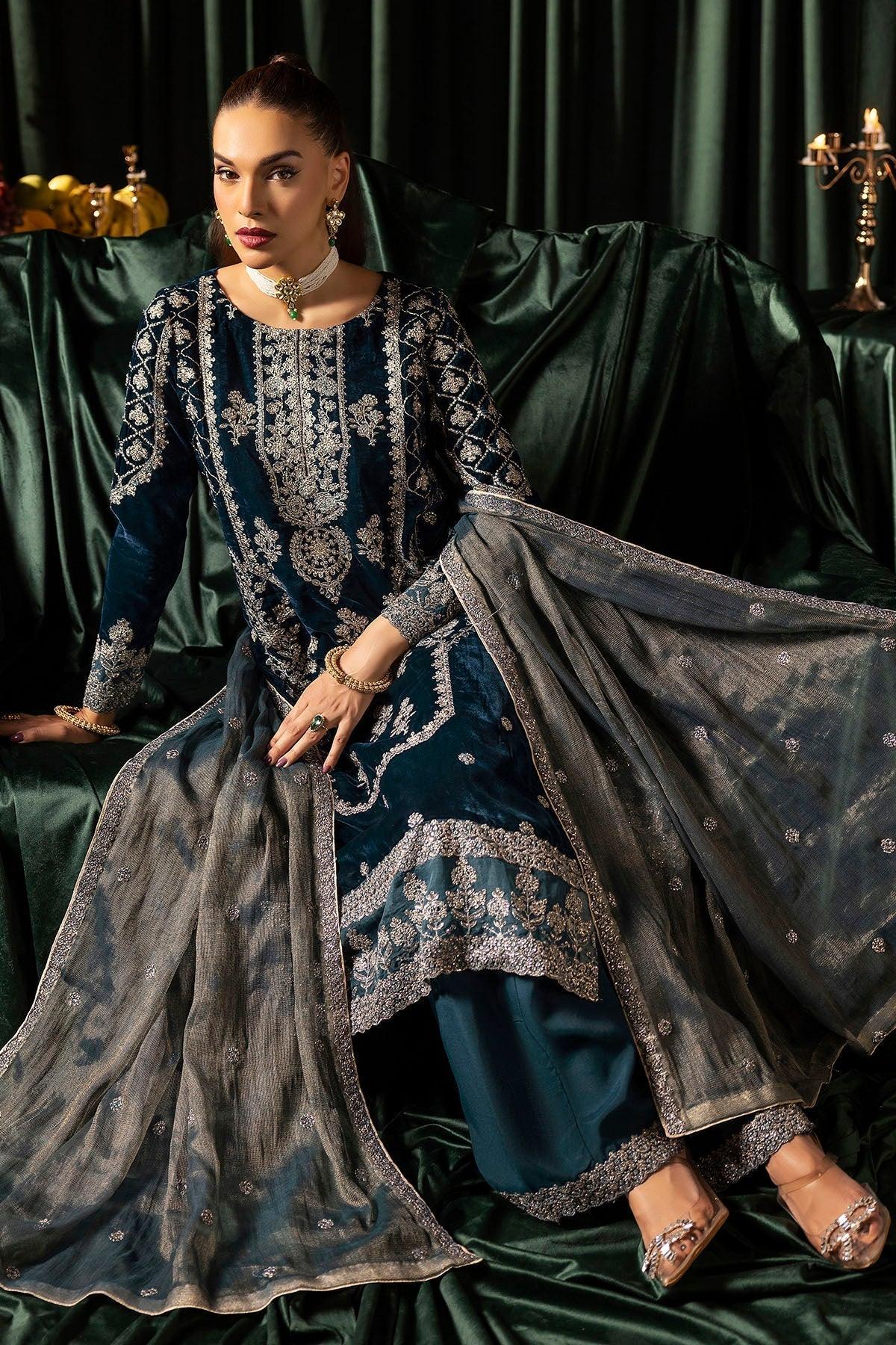 Motifz | Velvet Formals | 5093-DANEEN - Rang-e-Khaas
