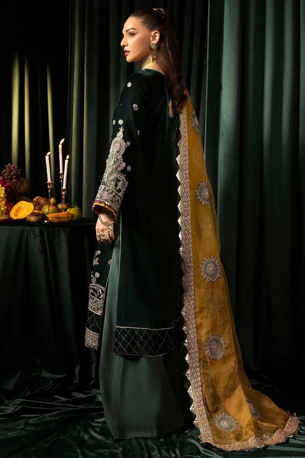 Motifz | Velvet Formals | 5094-YUMNA - Rang-e-Khaas