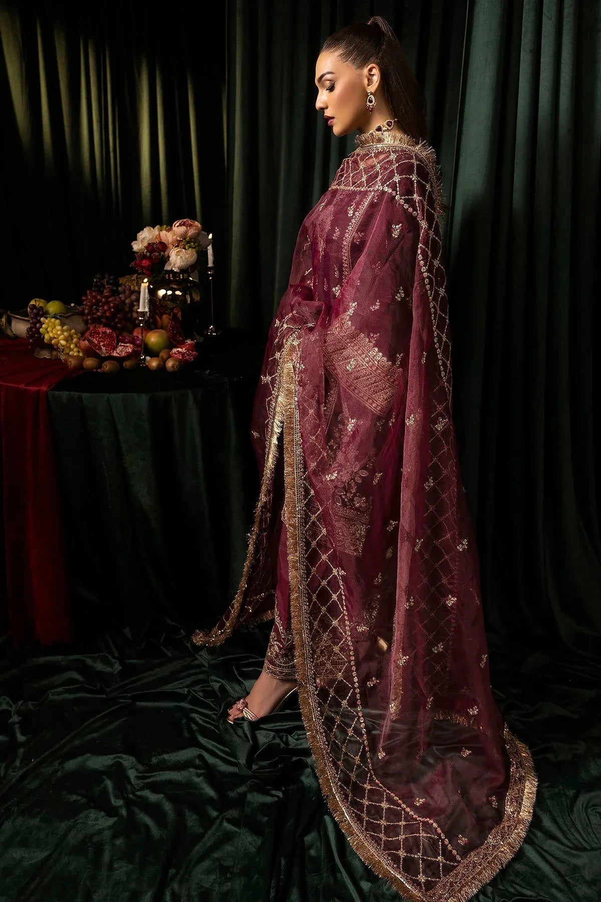 Motifz | Velvet Formals | 5095-MAZNEEN - Rang-e-Khaas