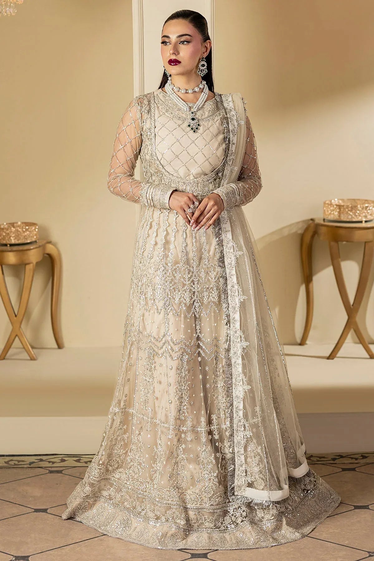 Motifz | Luxury Formal | 5131-DOVE - Rang-e-Khaas