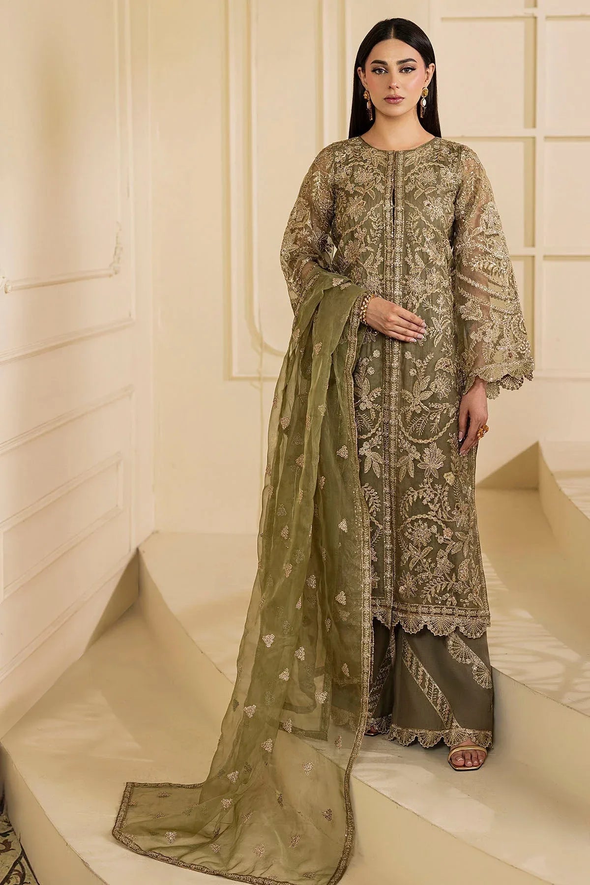 Motifz | Luxury Formal | 5137-GREEN - Rang-e-Khaas