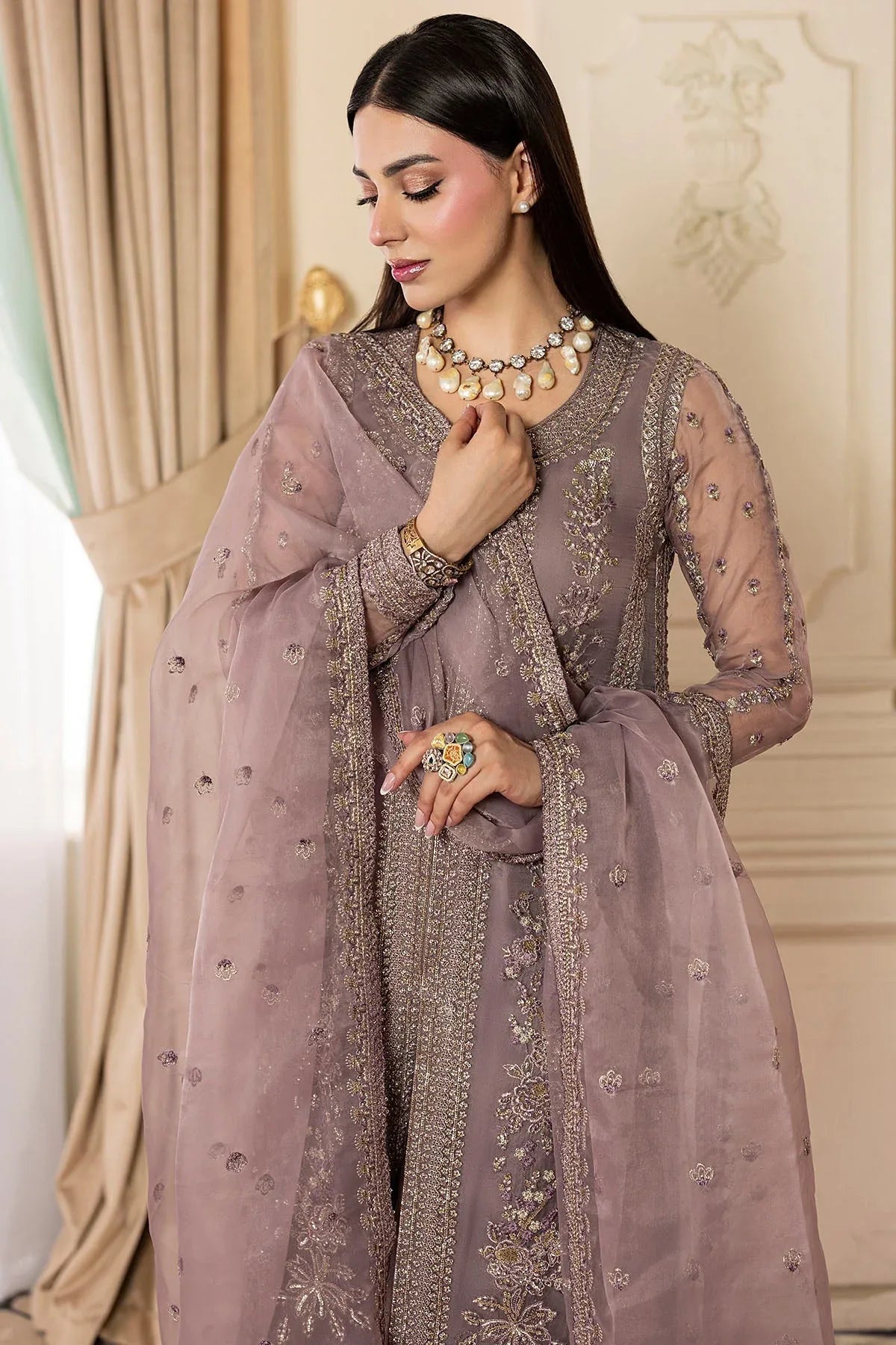 Motifz | Luxury Formals | 5138-OLEA - Rang-e-Khaas