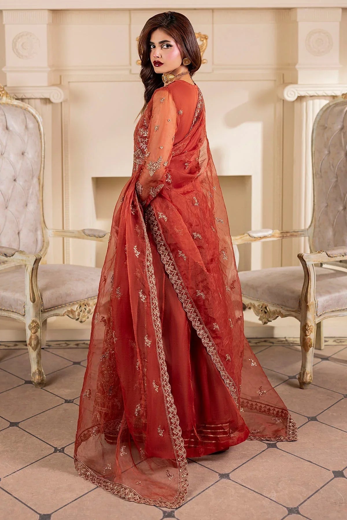 Motifz | Luxury Formal | 5139-BRANDY - Rang-e-Khaas