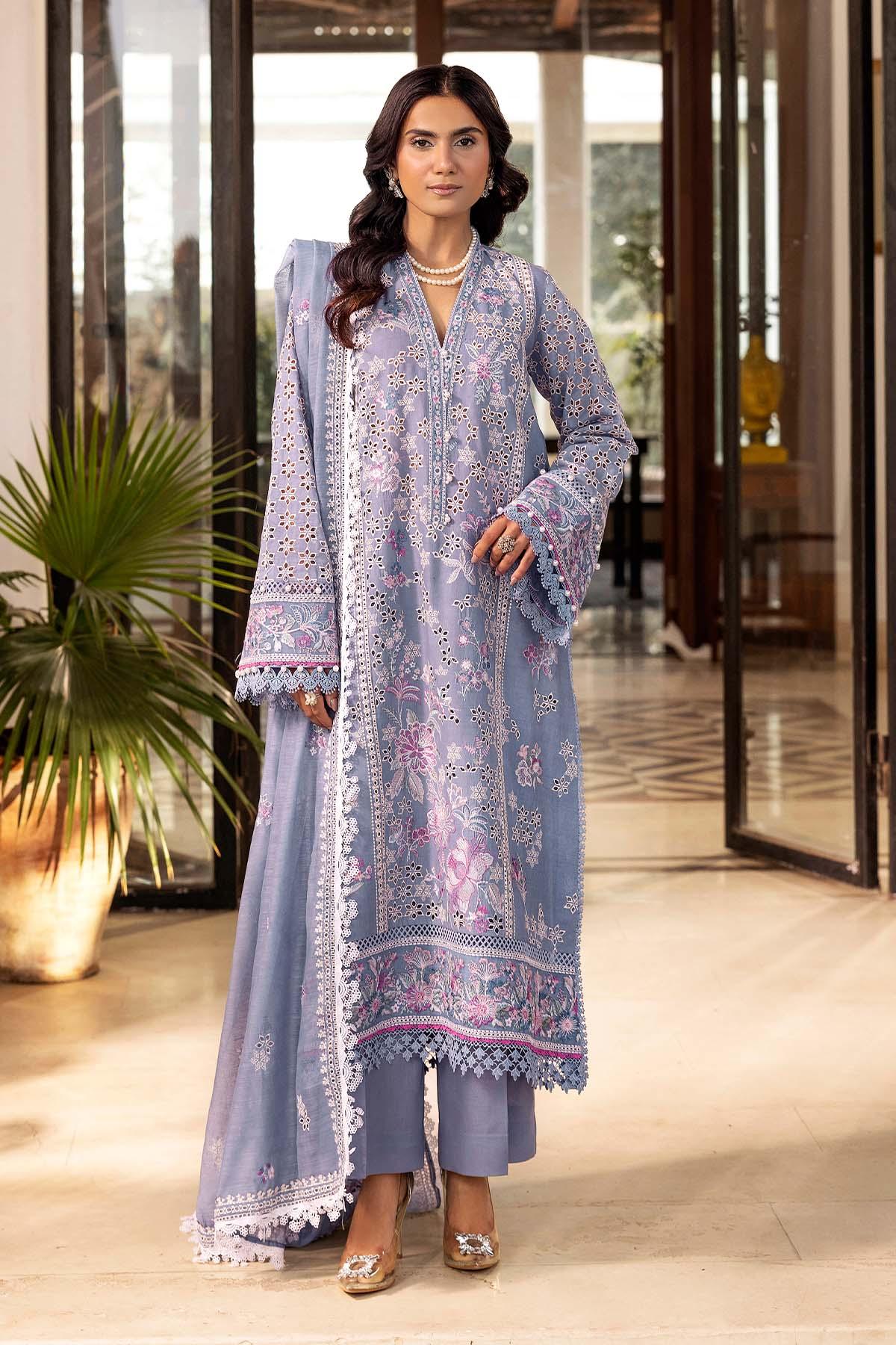 Motifz | Premium Lawn 25 | 5302-ROSALIE - Rang-e-Khaas