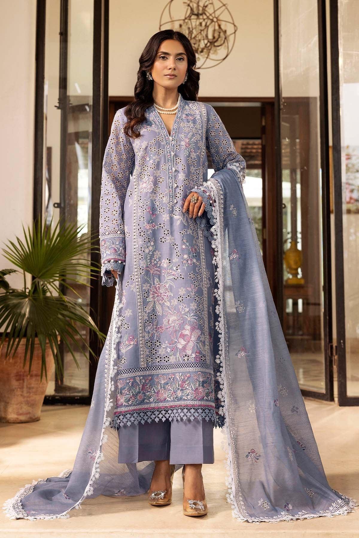 Motifz | Premium Lawn 25 | 5302-ROSALIE - Rang-e-Khaas