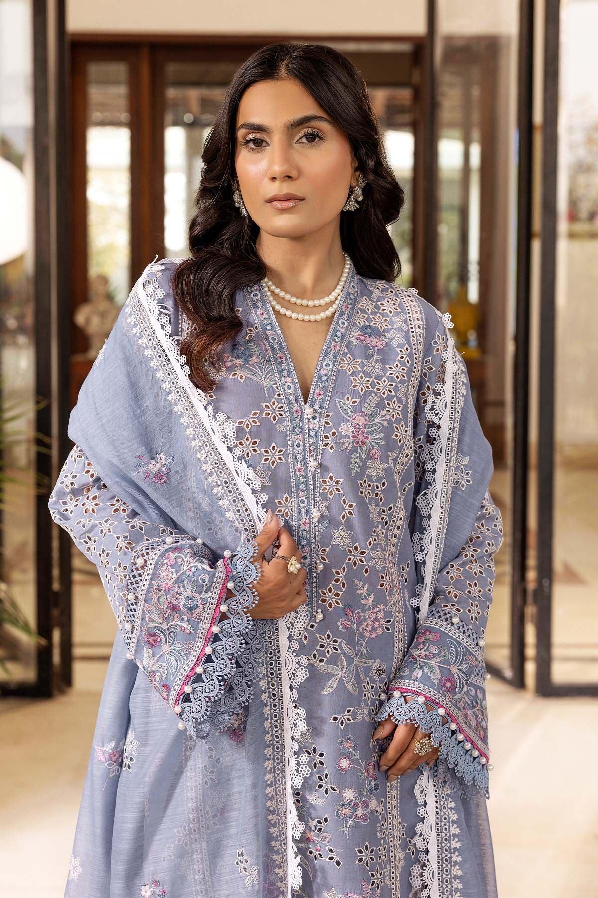 Motifz | Premium Lawn 25 | 5302-ROSALIE - Rang-e-Khaas