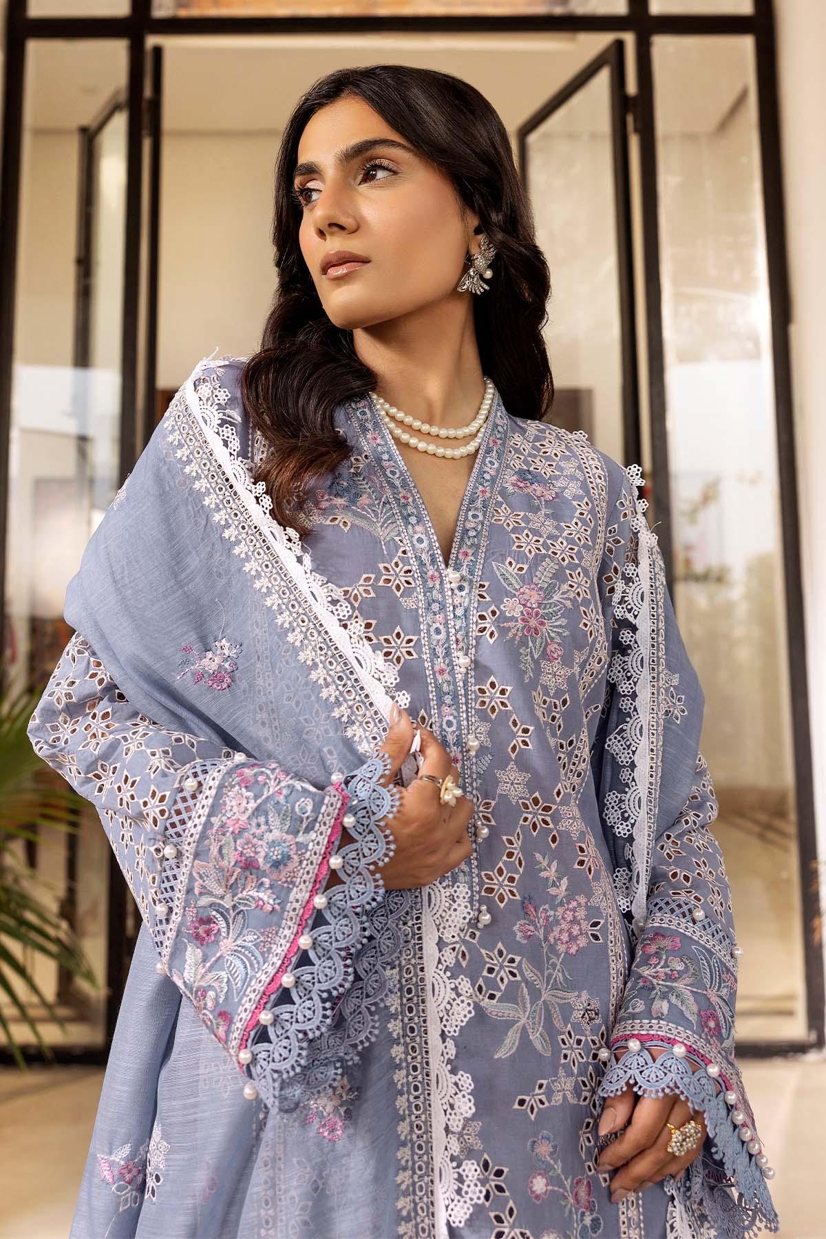 Motifz | Premium Lawn 25 | 5302-ROSALIE - Rang-e-Khaas