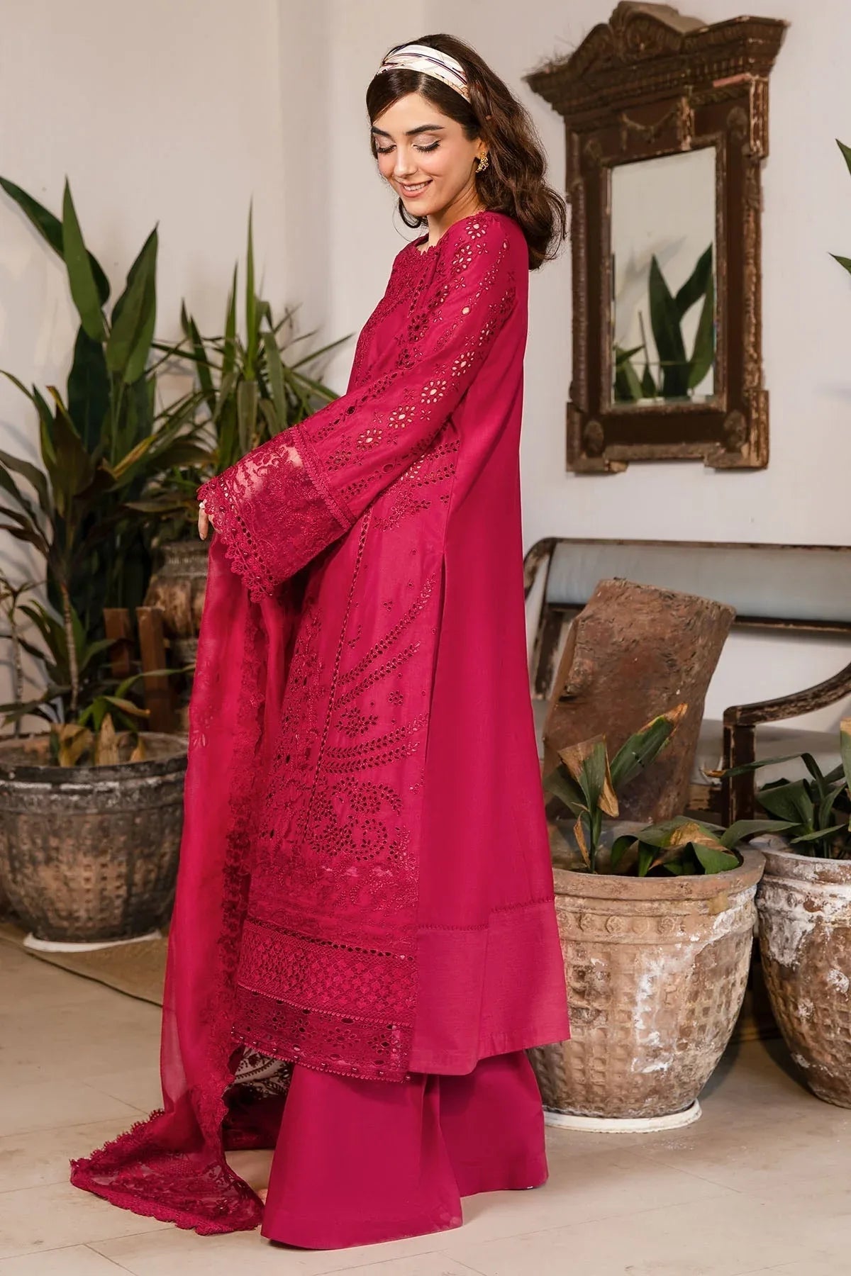 Motifz | Premium Lawn 25 | 5308-ESME - Rang-e-Khaas
