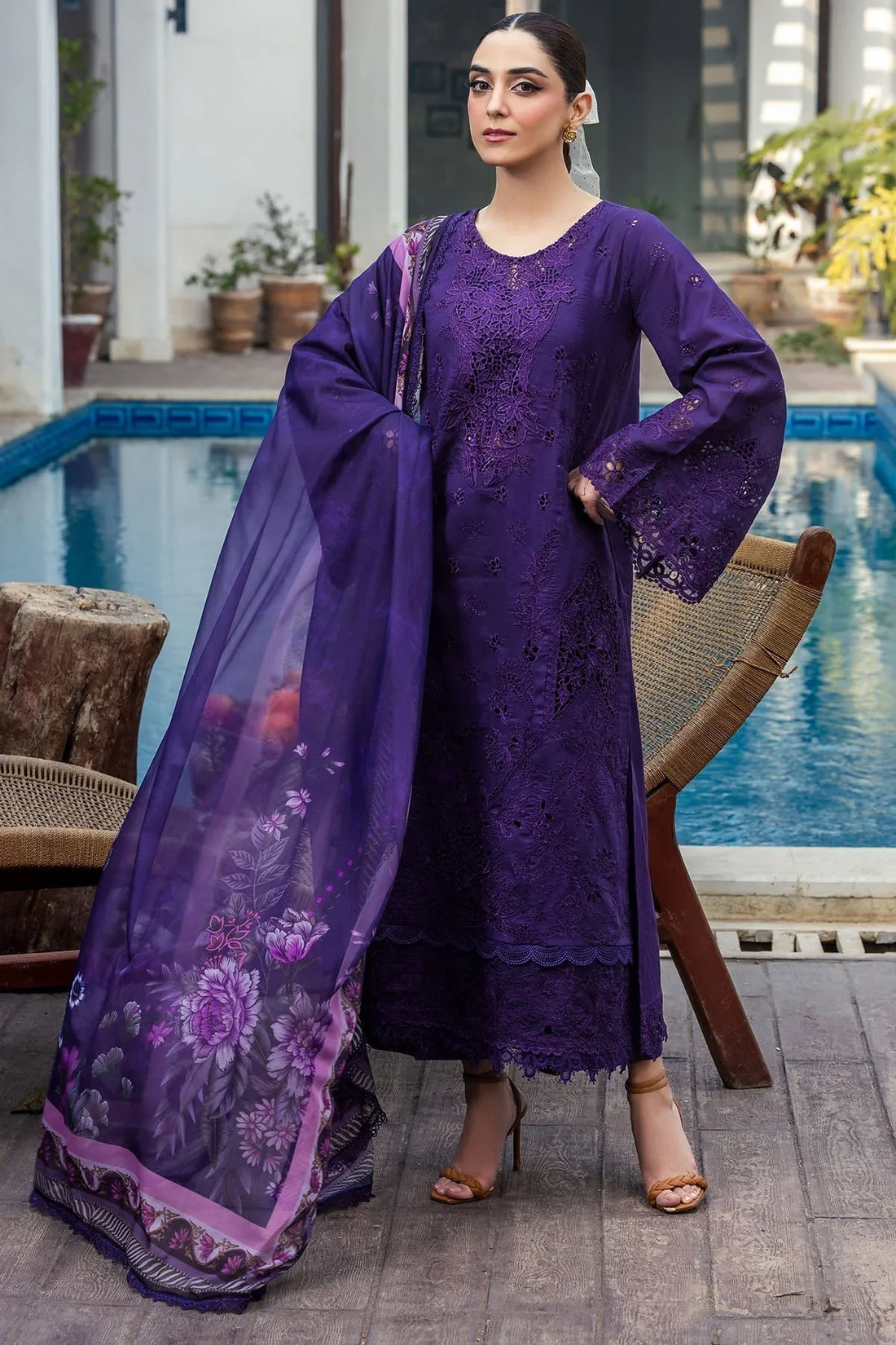 Motifz | Premium Lawn 25 | 5314-MIREILLE - Rang-e-Khaas