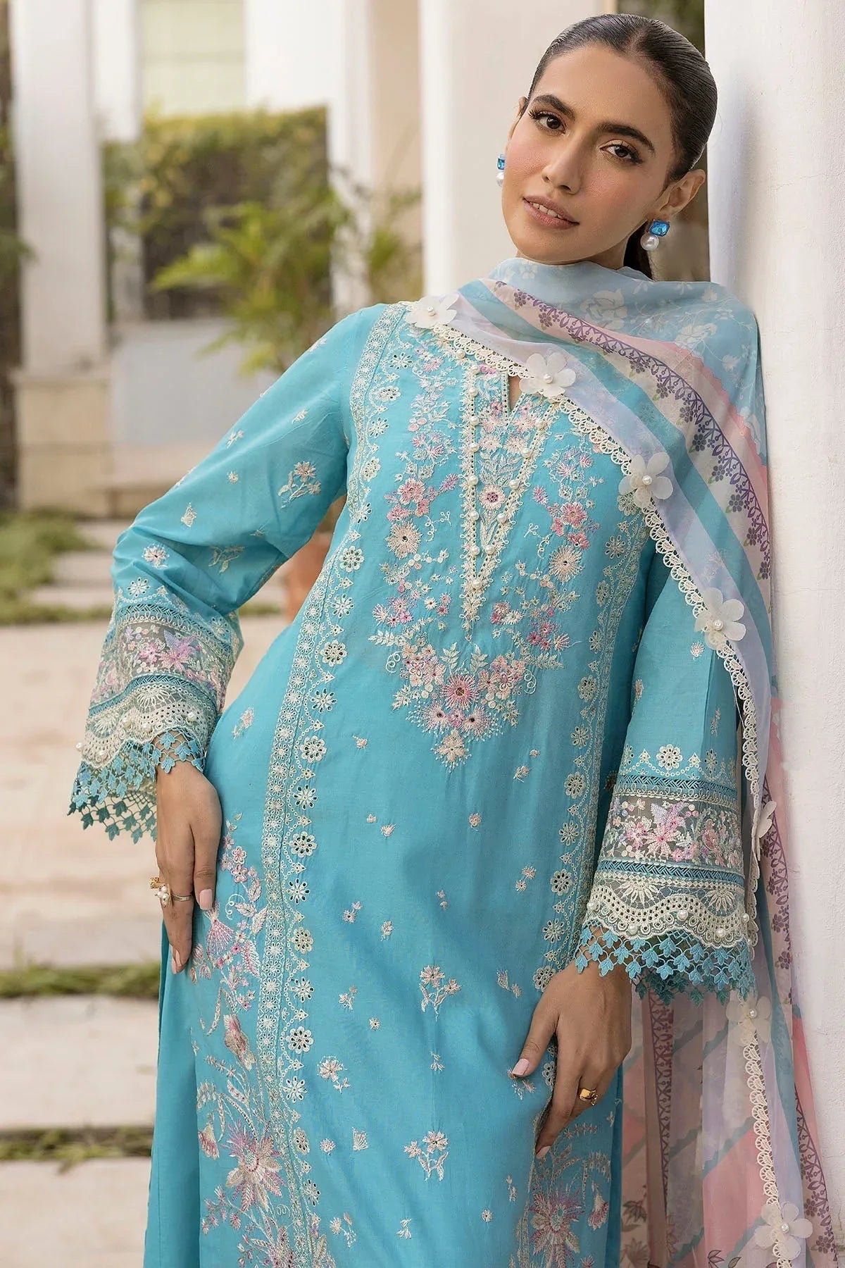 Motifz | Premium Lawn 25 | 5317-SERA - Rang-e-Khaas