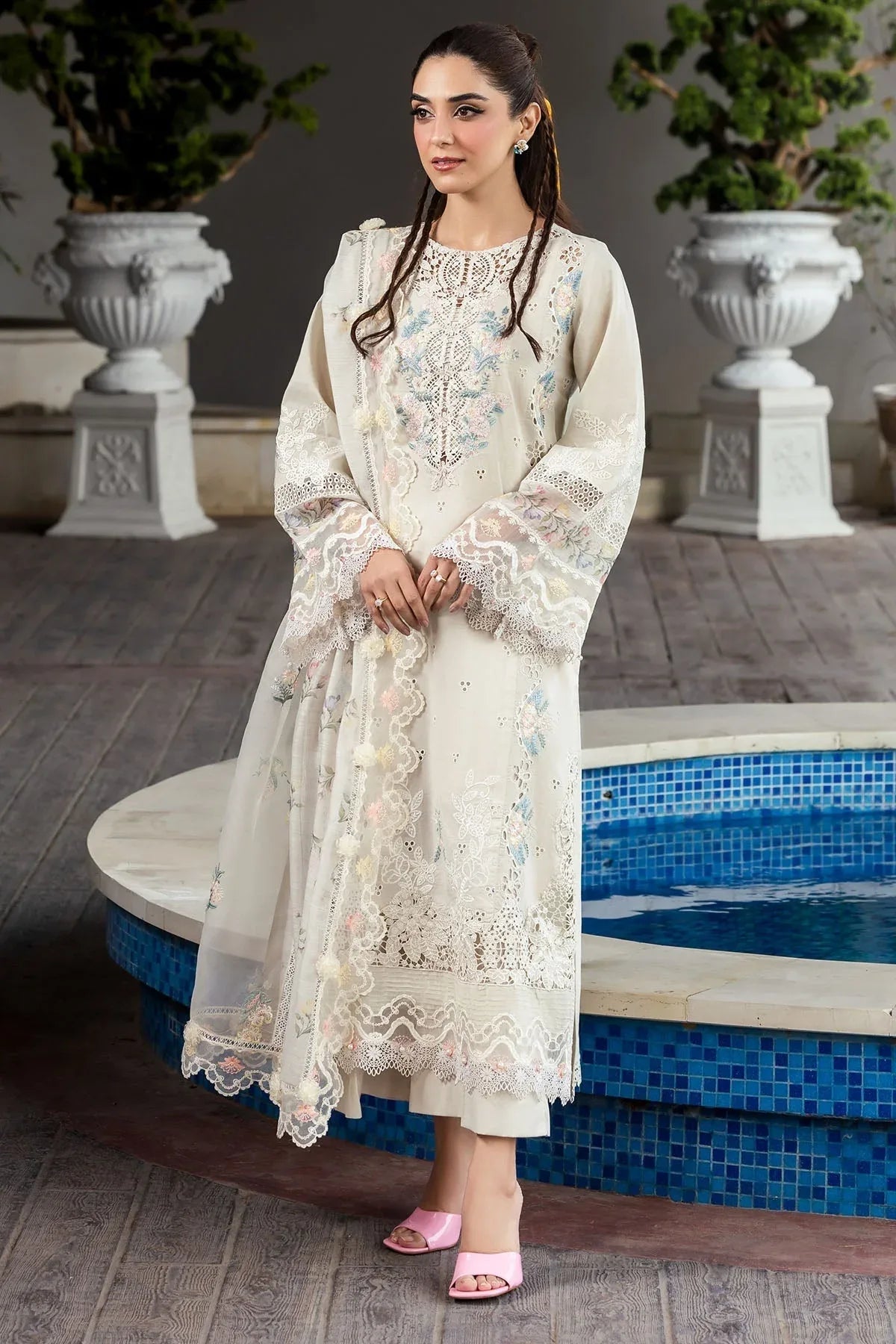 Motifz | Premium Lawn 25 | 5319-MARCELINE - Rang-e-Khaas