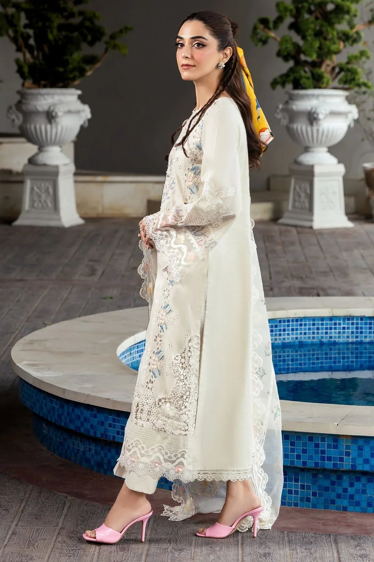 Motifz | Premium Lawn 25 | 5319-MARCELINE - Rang-e-Khaas