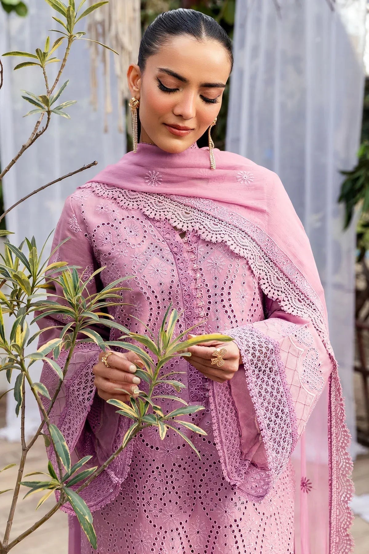 Motifz | Premium Lawn 25 | 5321-CIEL - Rang-e-Khaas