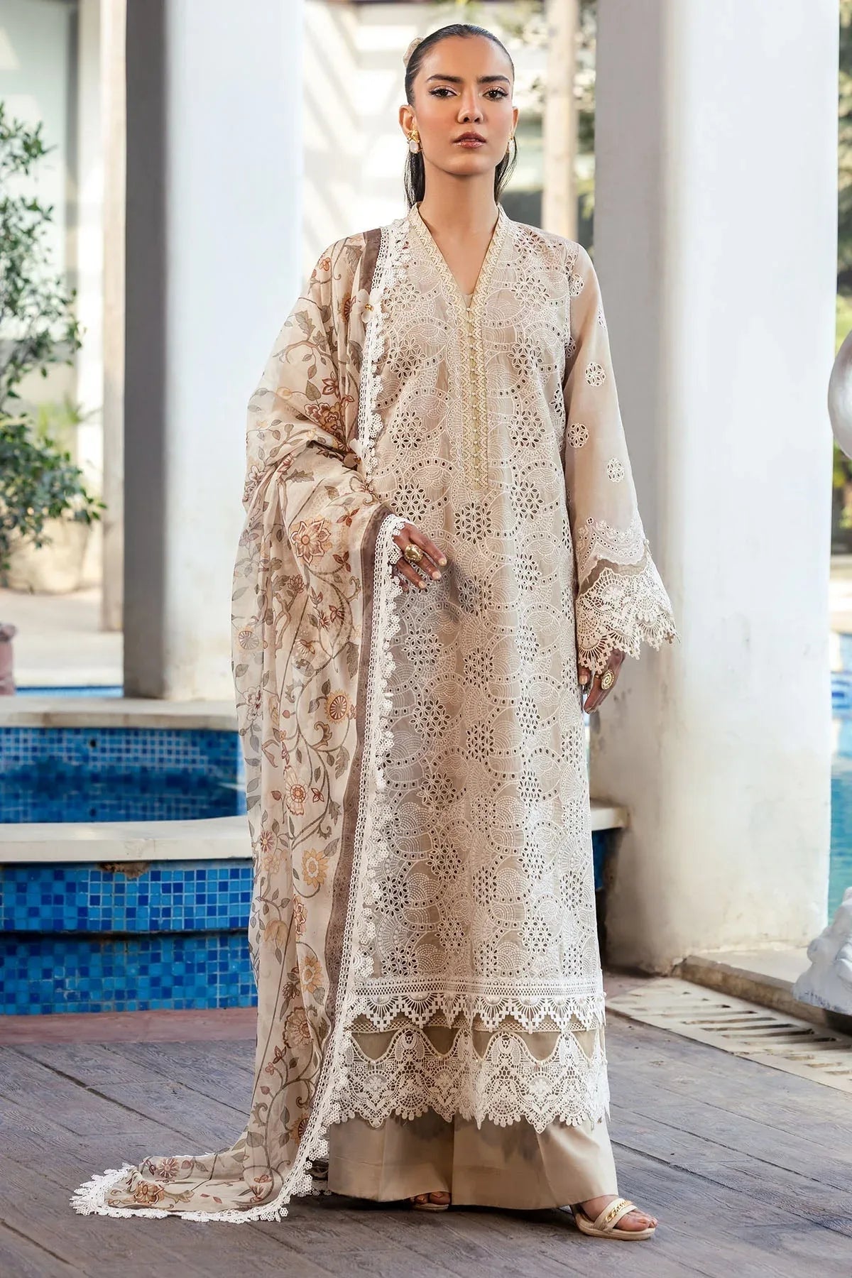Motifz | Premium Lawn 25 | 5322-DIANE - Rang-e-Khaas