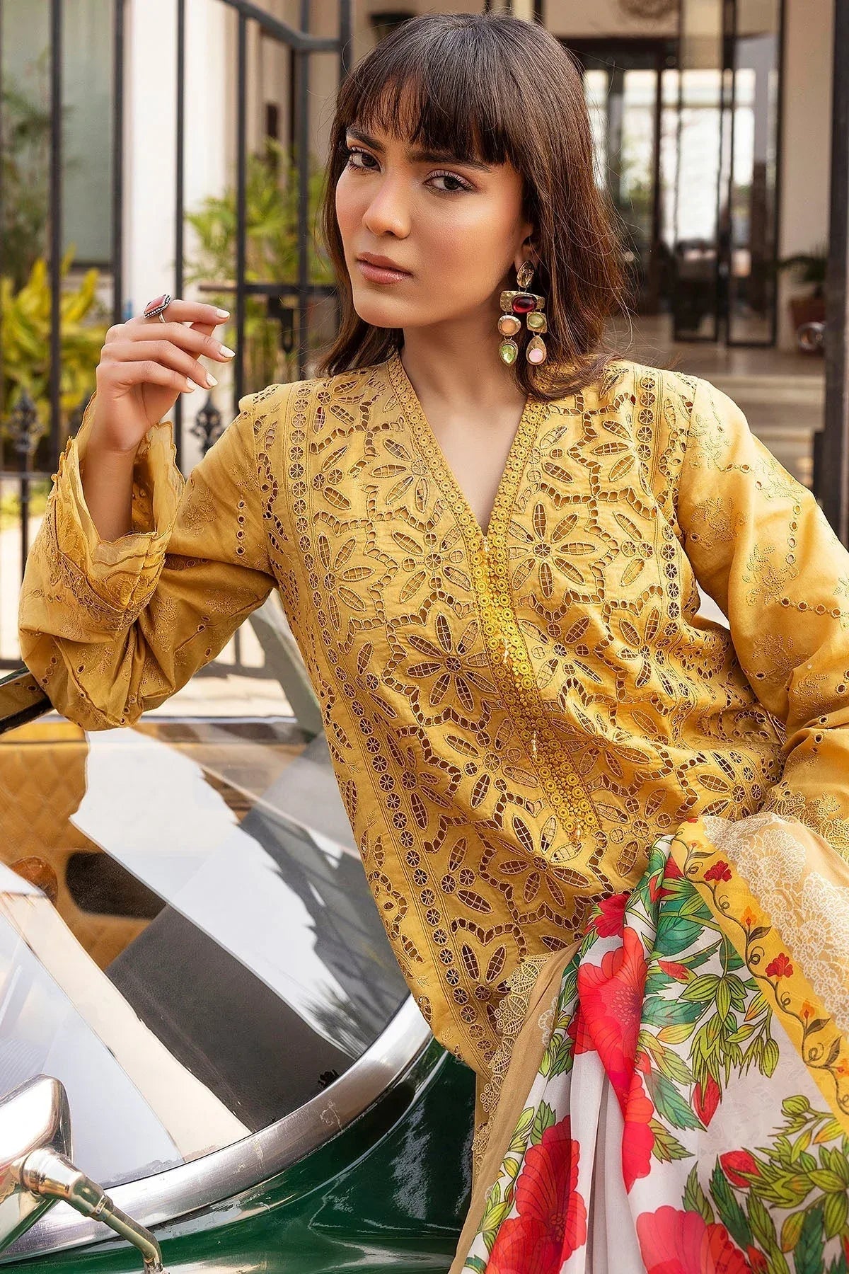 Motifz | Premium Lawn 25 | 5323-GENEVA - Rang-e-Khaas