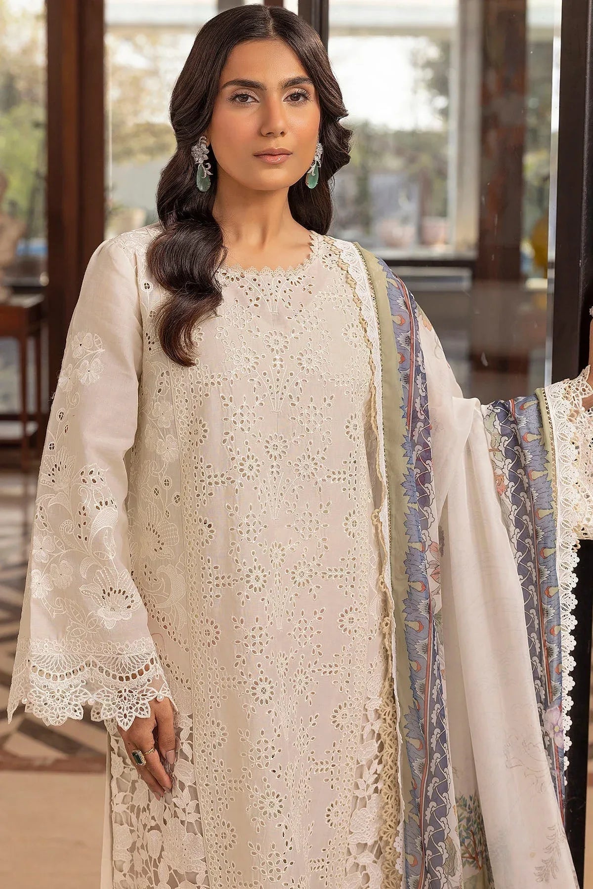 Motifz | Premium Lawn 25 | 5324-SIDONIE - Rang-e-Khaas