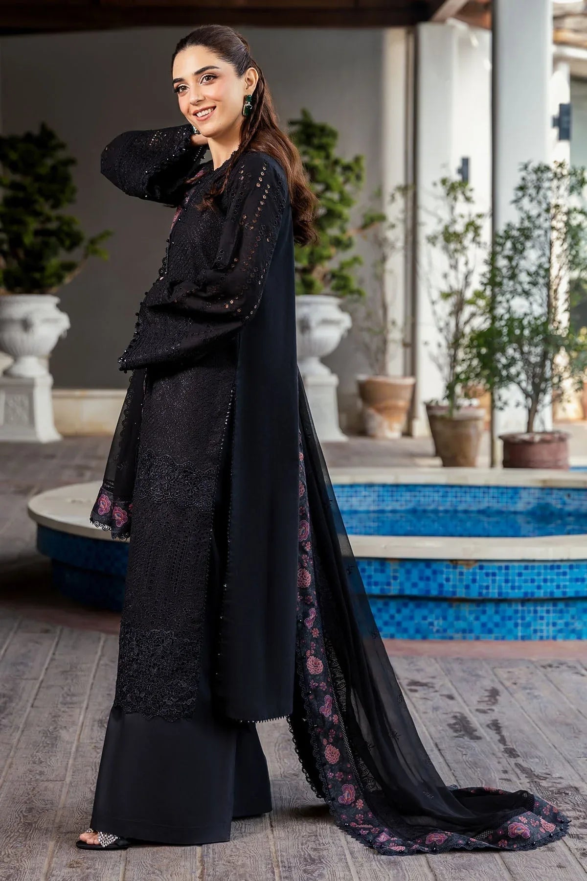 Motifz | Premium Lawn 25 | 5326-COURTNEY - Rang-e-Khaas