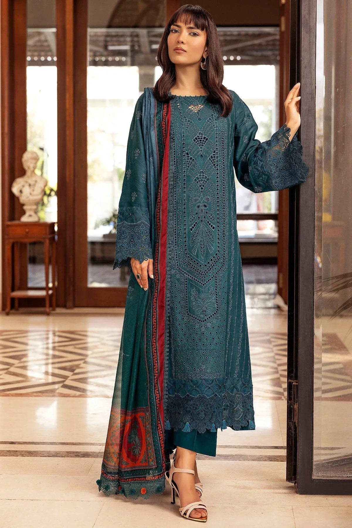 Motifz | Premium Lawn 25 | 5327-PERCY - Rang-e-Khaas
