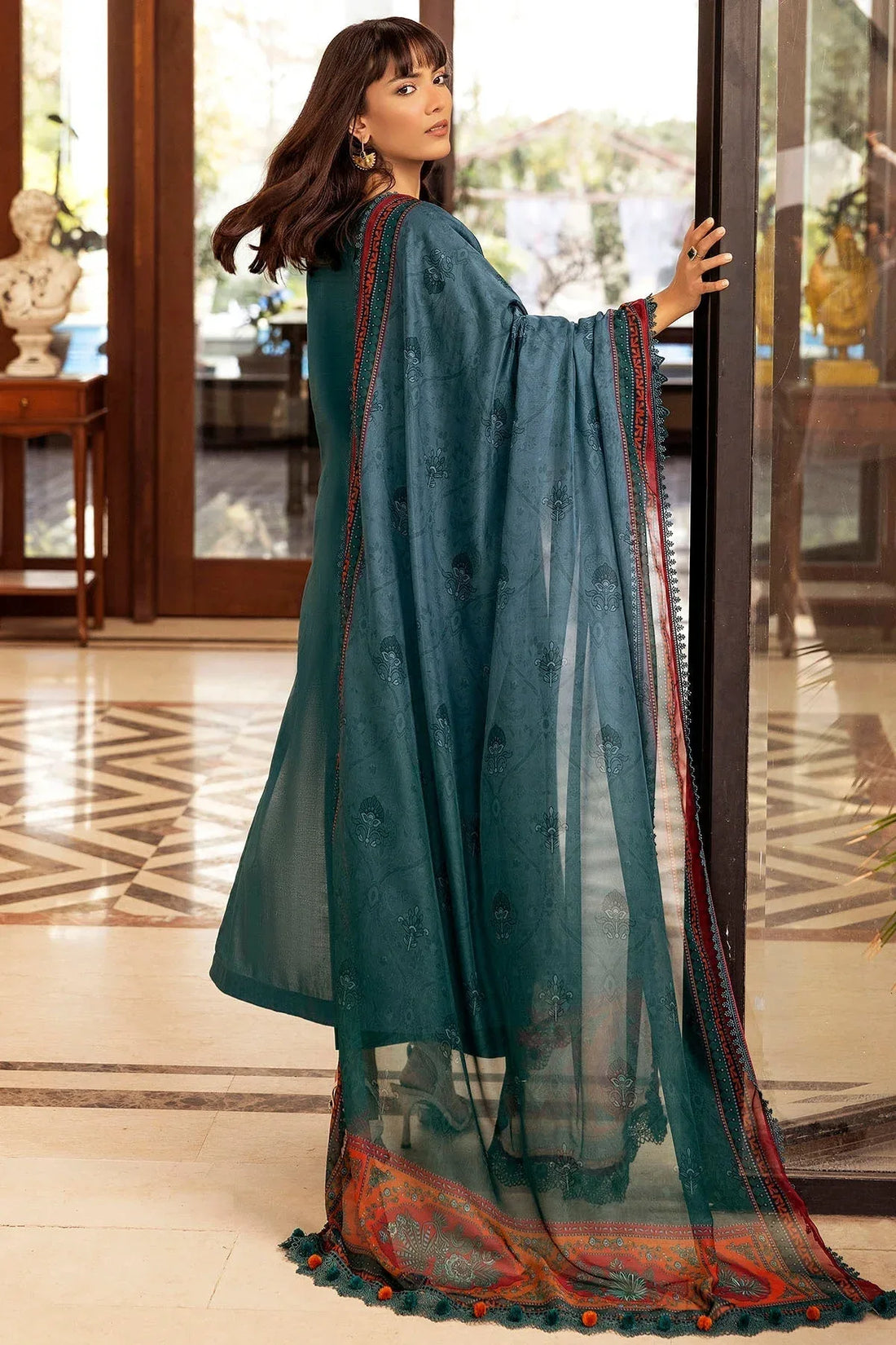 Motifz | Premium Lawn 25 | 5327-PERCY - Rang-e-Khaas