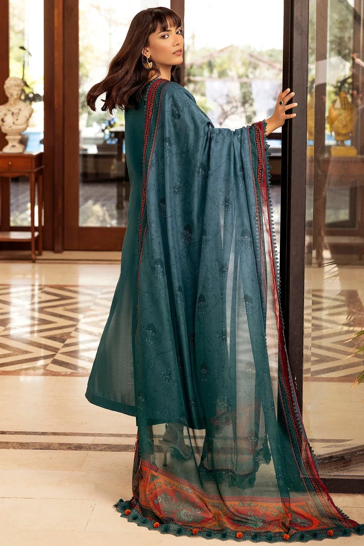 Motifz | Premium Lawn 25 | 5327-PERCY - Rang-e-Khaas