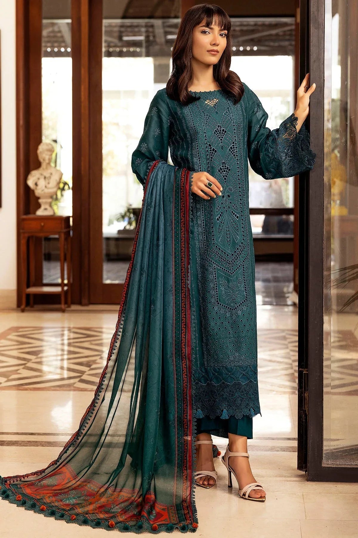 Motifz | Premium Lawn 25 | 5327-PERCY - Rang-e-Khaas