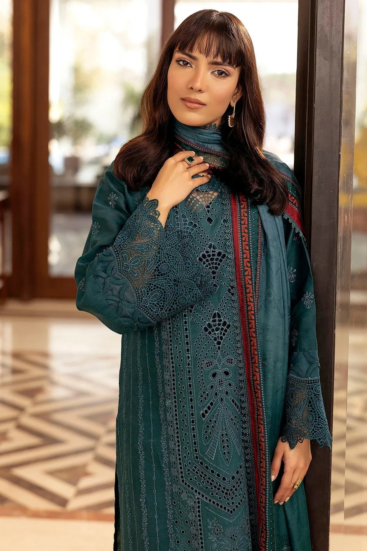 Motifz | Premium Lawn 25 | 5327-PERCY - Rang-e-Khaas