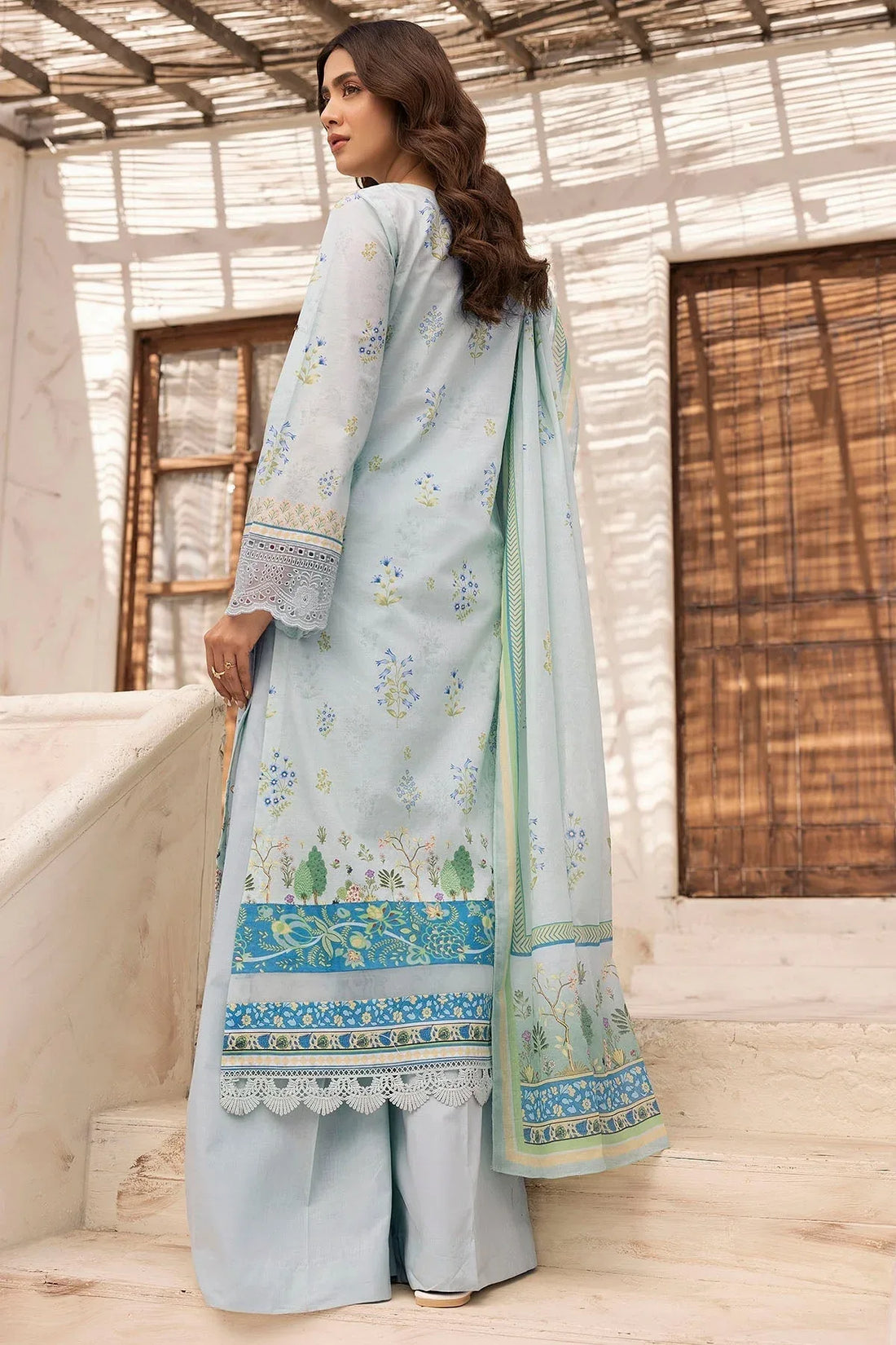 Motifz | Umang Lawn | 5411-SIRA - Rang-e-Khaas