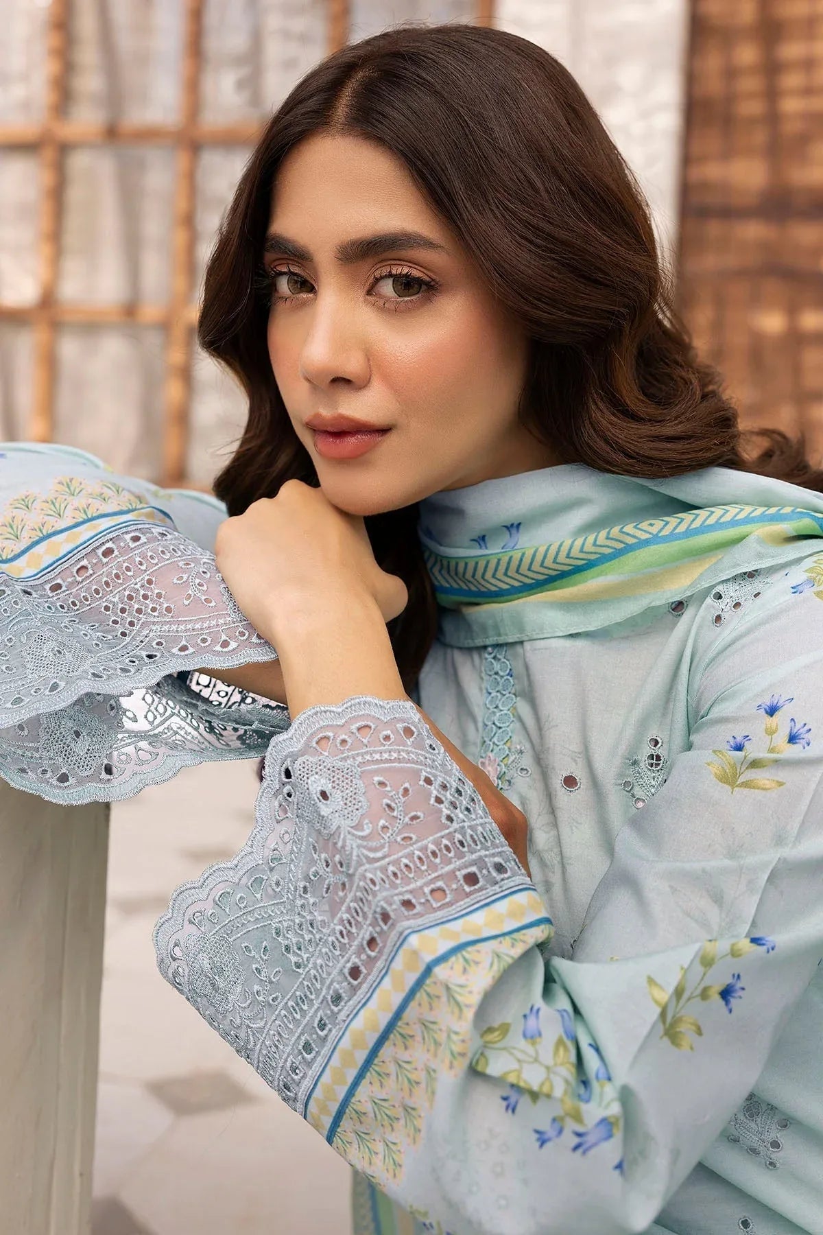 Motifz | Umang Lawn | 5411-SIRA - Rang-e-Khaas