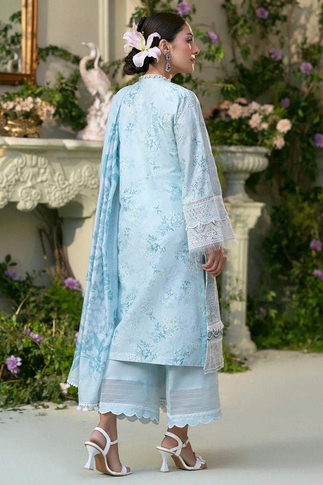 Motifz | Premium Lawn 25 | 5425-LAVENDER - Rang-e-Khaas
