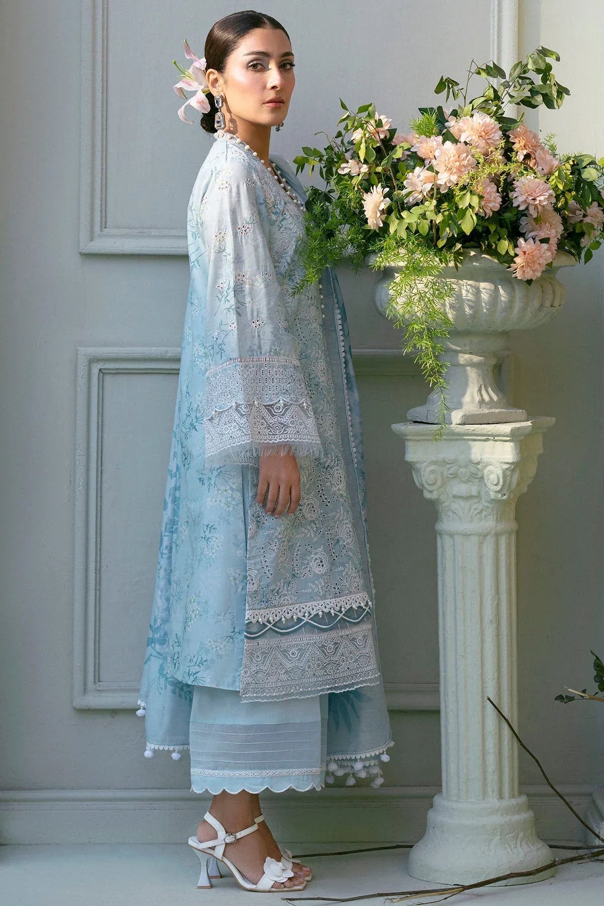 Motifz | Premium Lawn 25 | 5425-LAVENDER - Rang-e-Khaas
