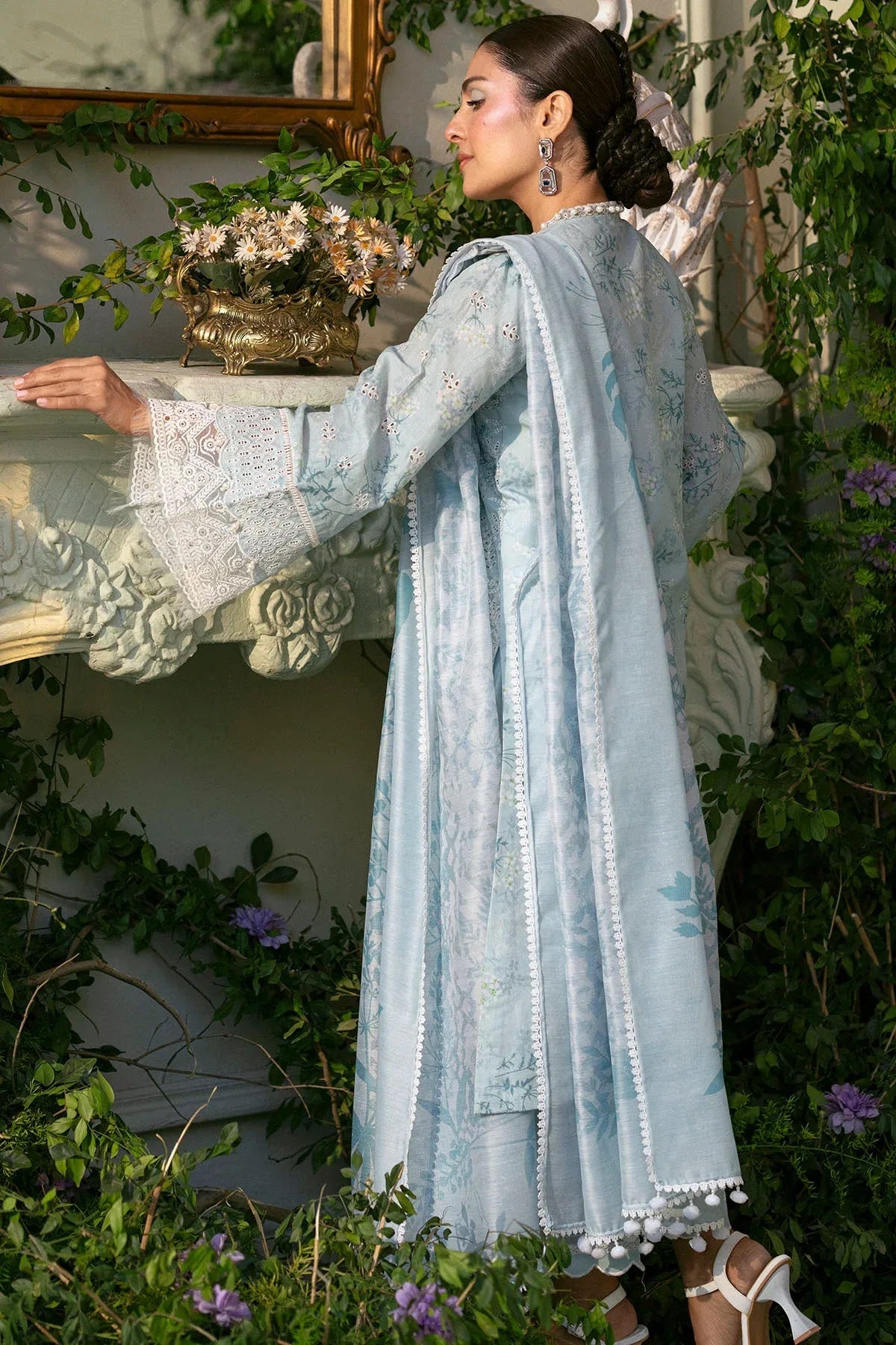 Motifz | Premium Lawn 25 | 5425-LAVENDER - Rang-e-Khaas