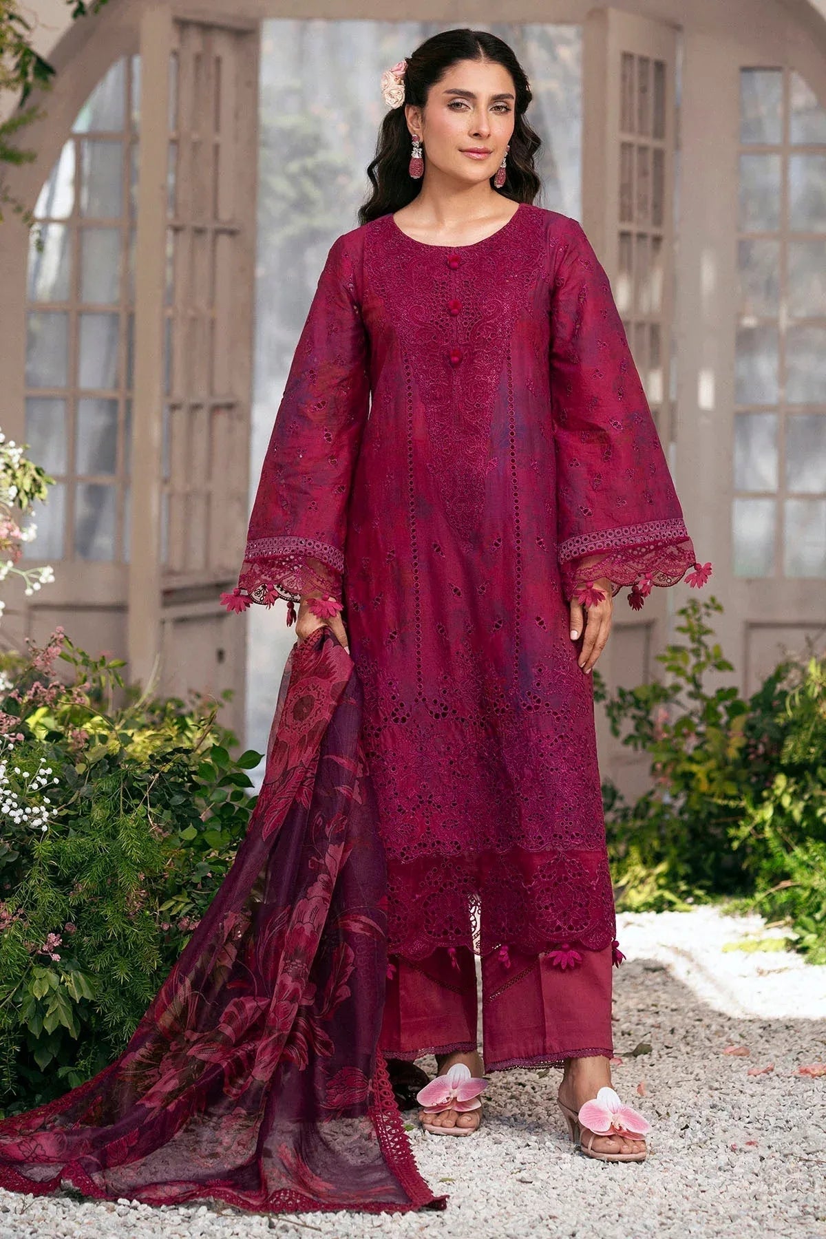 Motifz | Premium Lawn 25 | 5426-VALERIE - Rang-e-Khaas