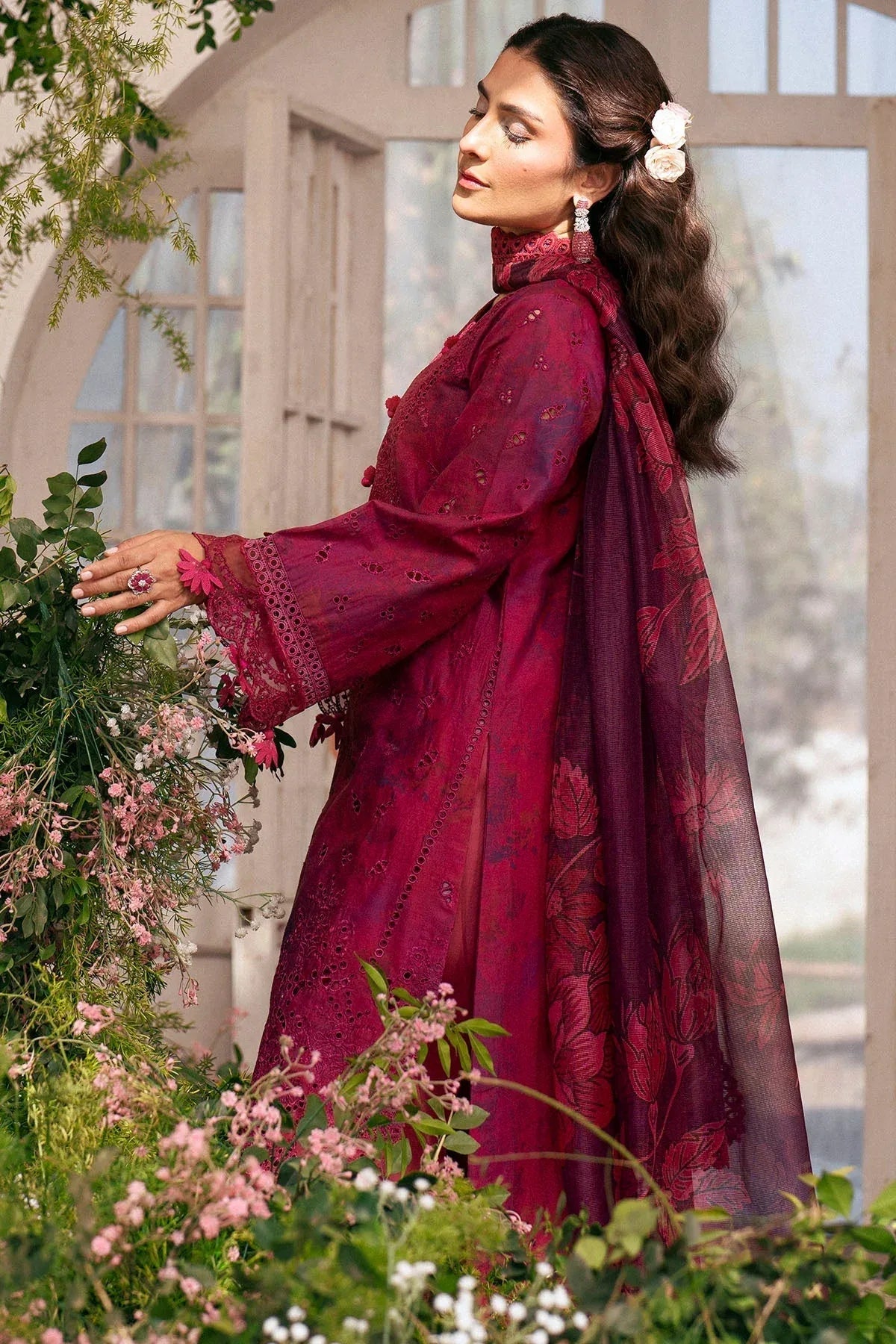 Motifz | Premium Lawn 25 | 5426-VALERIE - Rang-e-Khaas