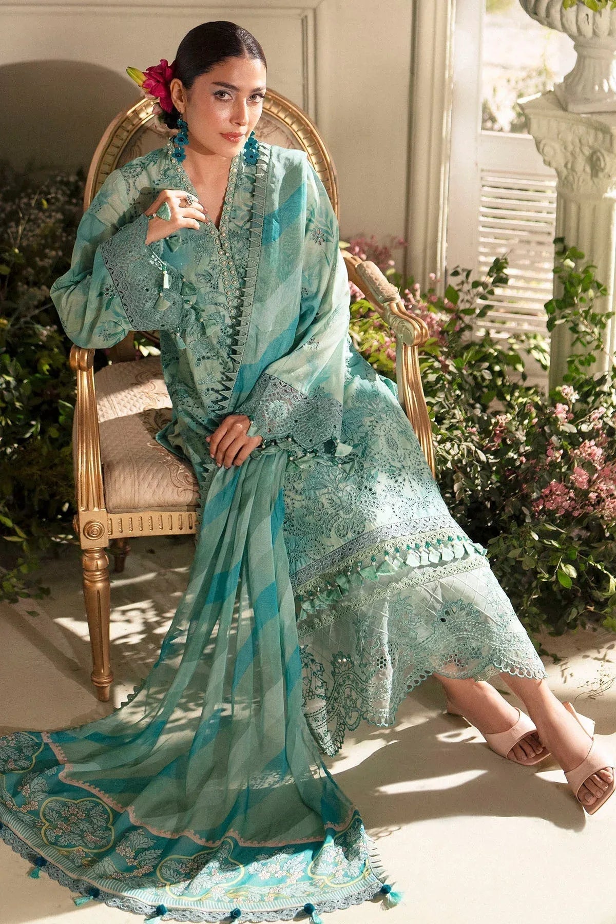 Motifz | Premium Lawn 25 | 5430-IRIS - Rang-e-Khaas