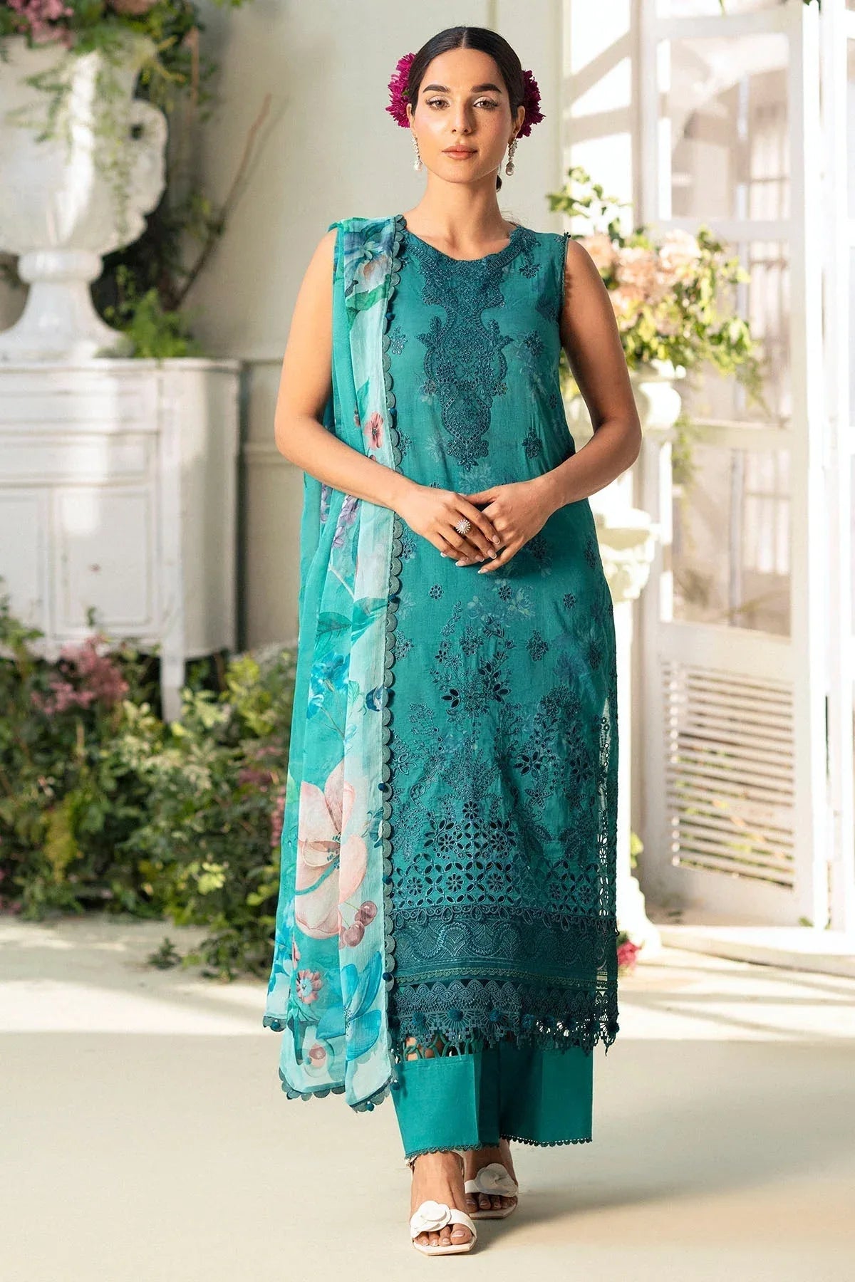 Motifz | Premium Lawn 25 | 5432-MARIGOLD - Rang-e-Khaas