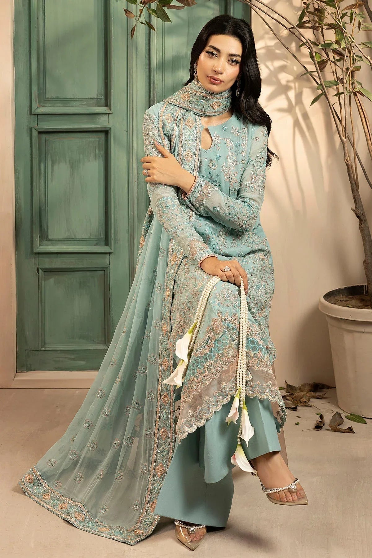 Motifz | Luxury Formal | 5574-FLORA - Rang-e-Khaas