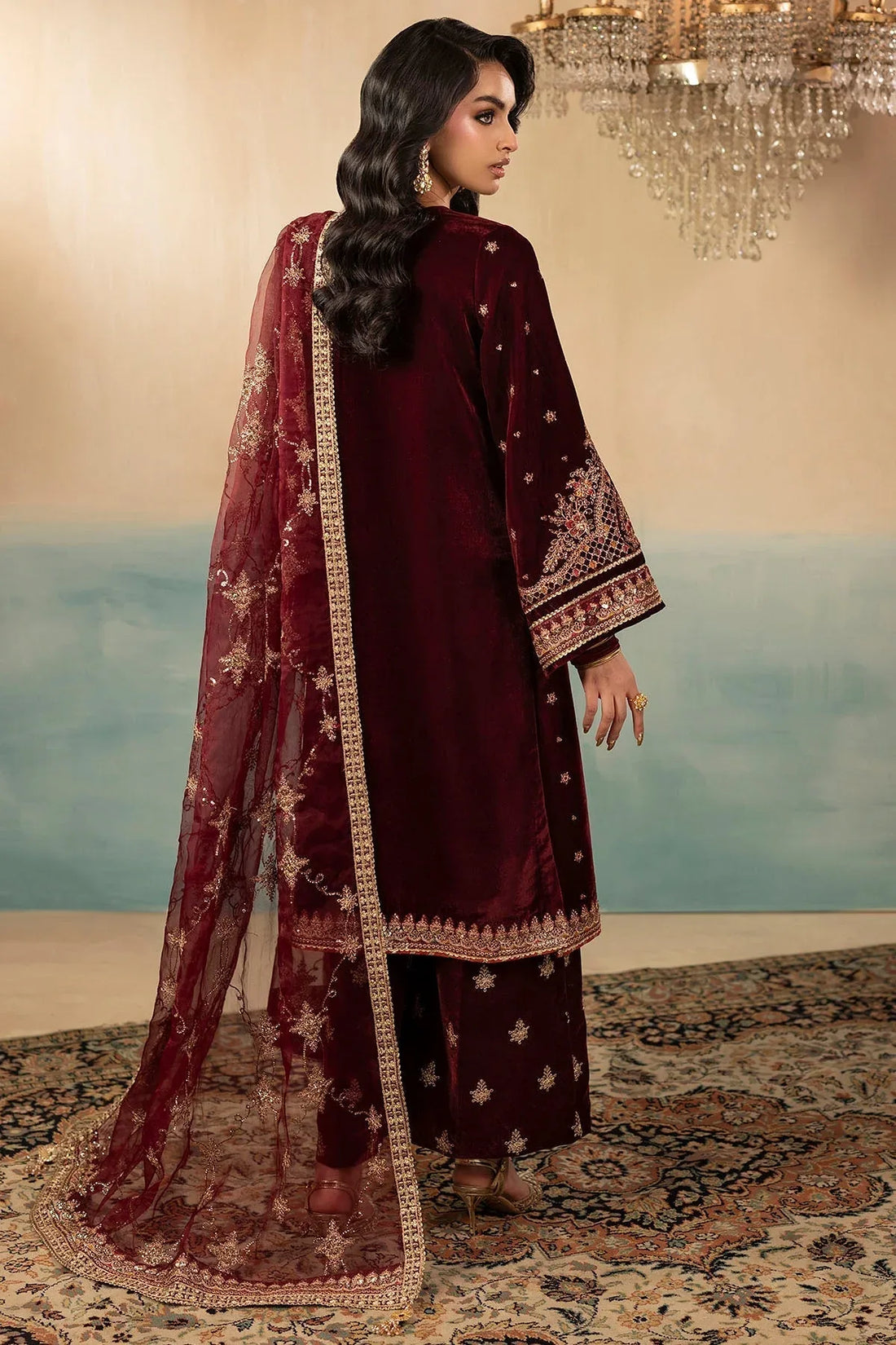 Motifz | Premium Winter 25 | 5667-SKY - Rang-e-Khaas