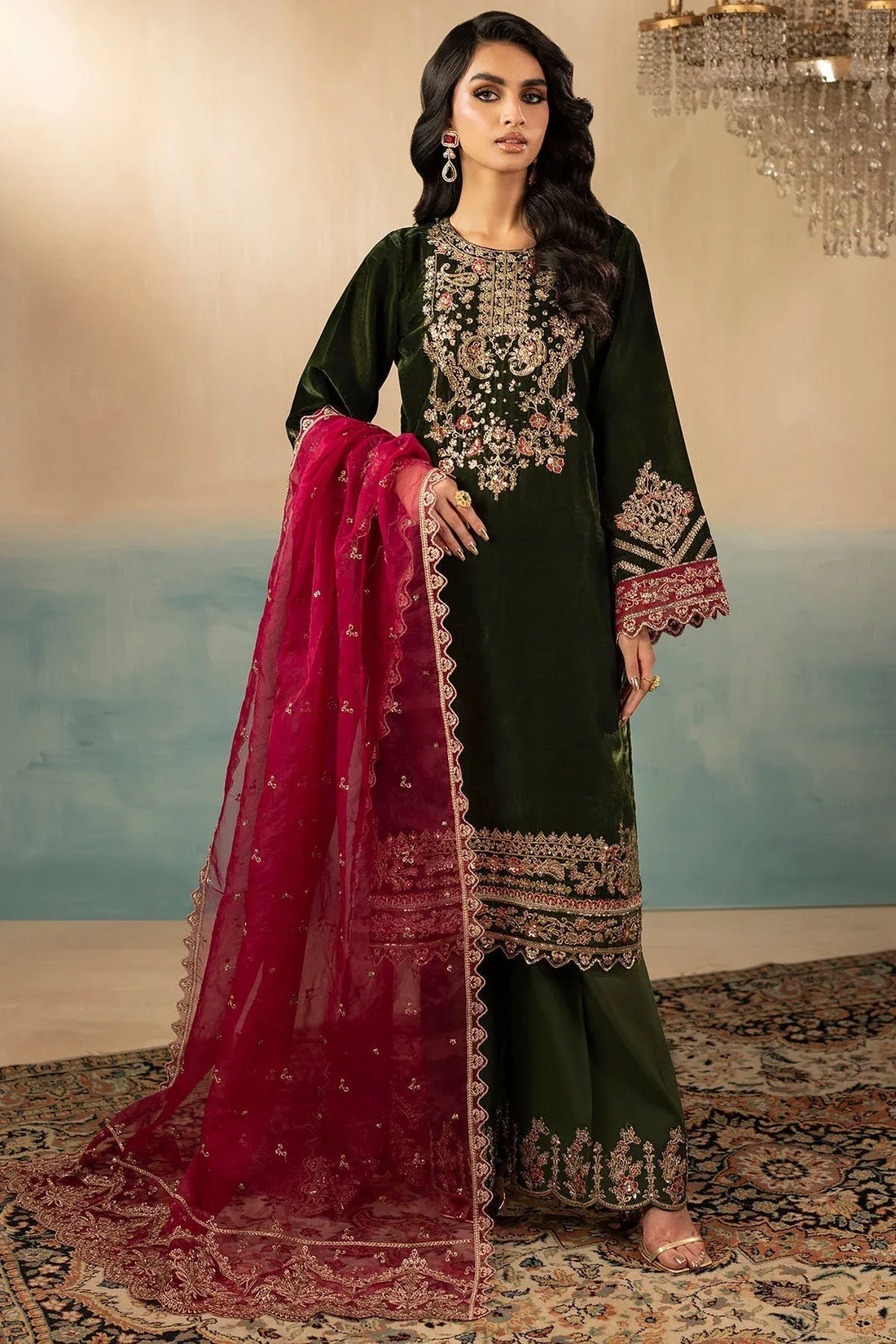 Motifz | Premium Winter 25 | 5669-SAGE - Rang-e-Khaas