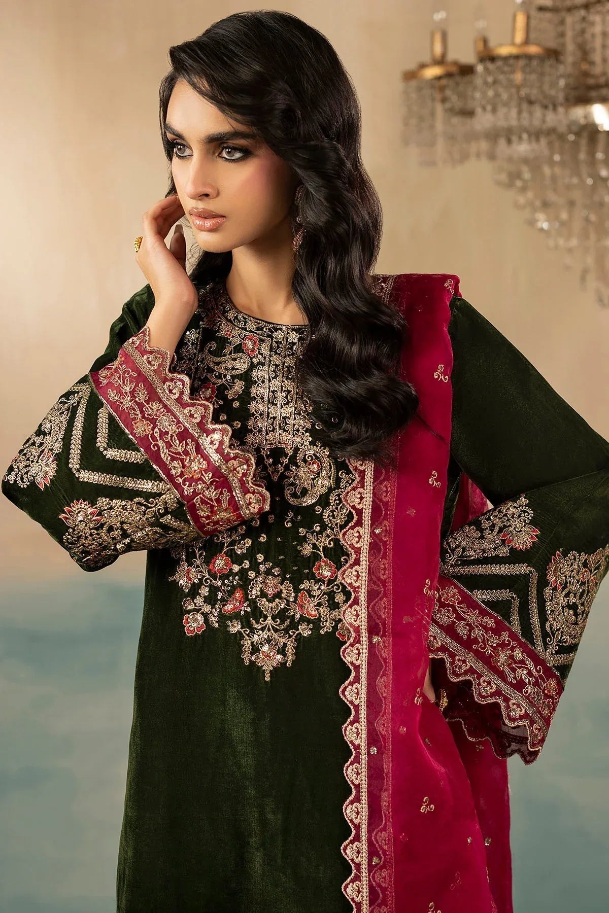 Motifz | Premium Winter 25 | 5669-SAGE - Rang-e-Khaas