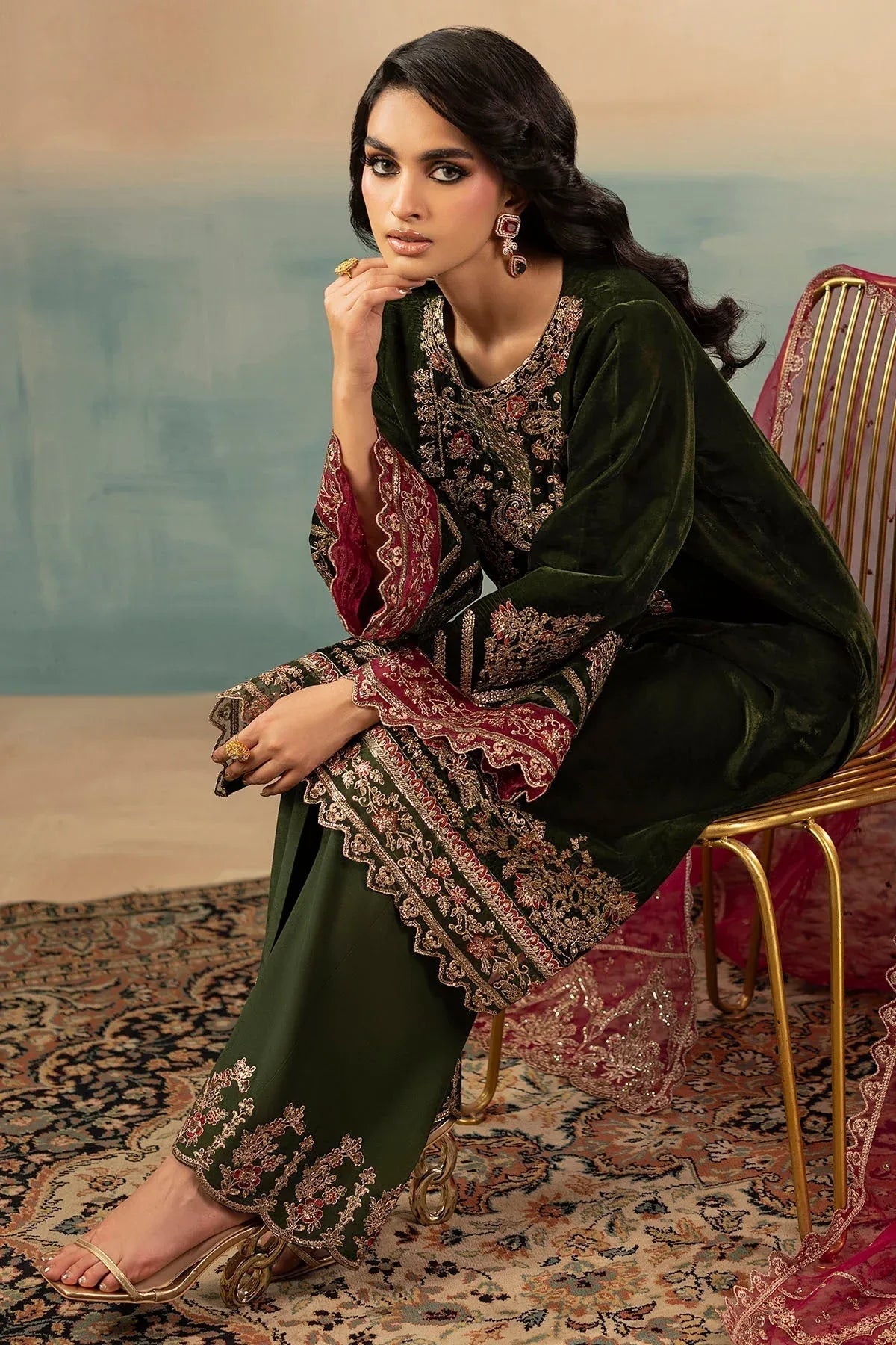 Motifz | Premium Winter 25 | 5669-SAGE - Rang-e-Khaas